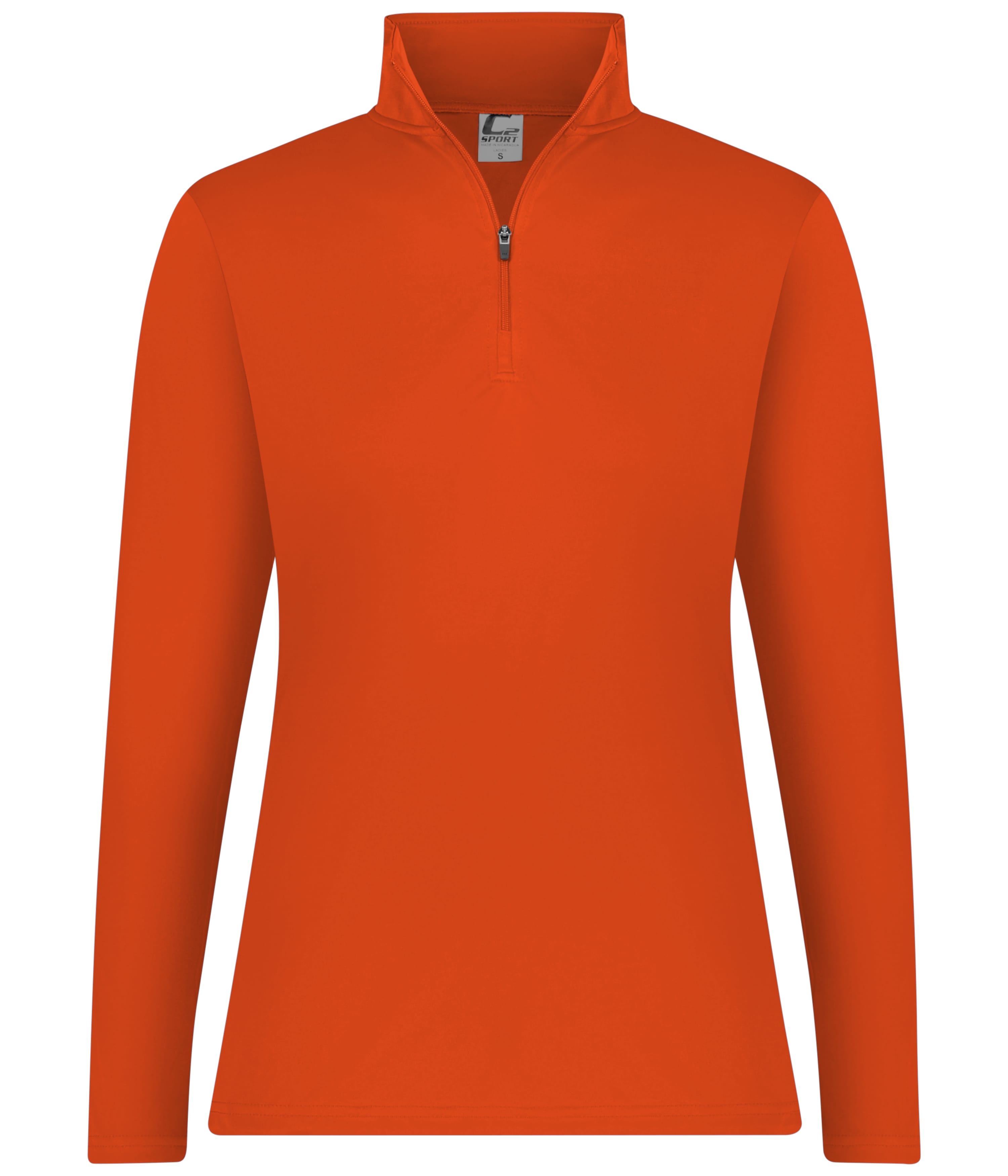 C2 Sport 560200 Ladies C2 1/4 Zip Pullover in BURNT ORANGE (BA)