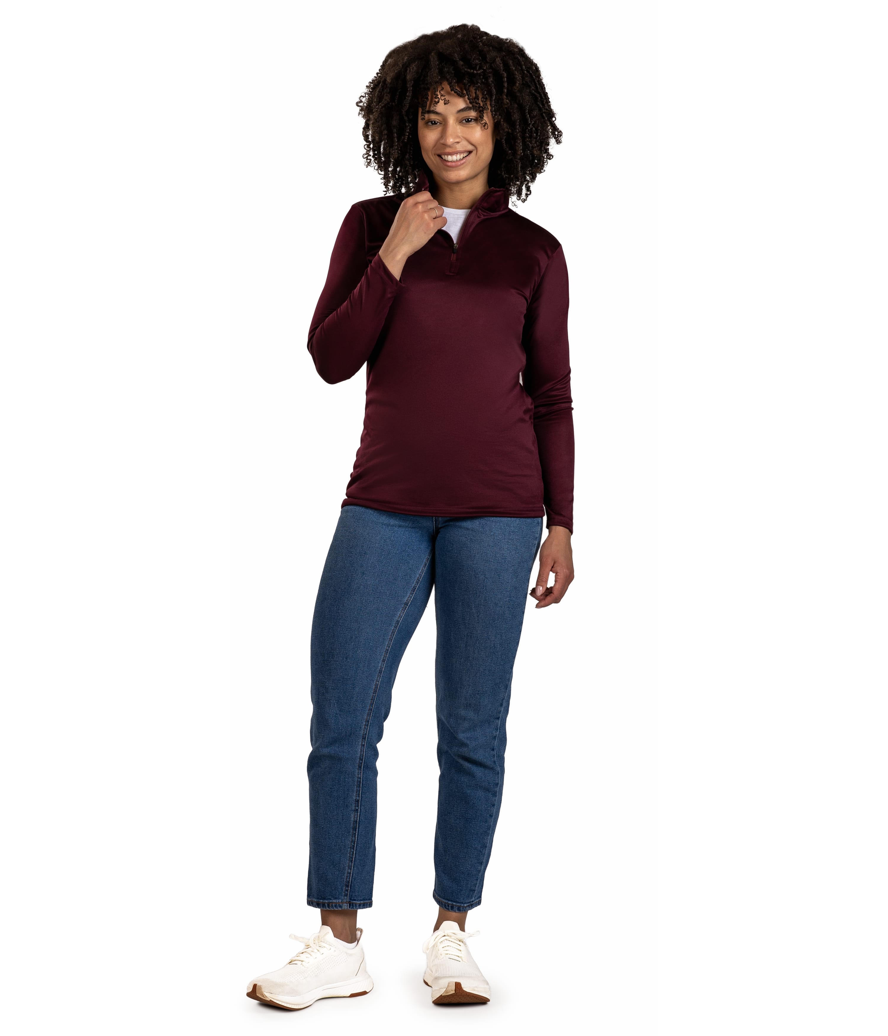 LADIES C2 1/4 ZIP PULLOVER