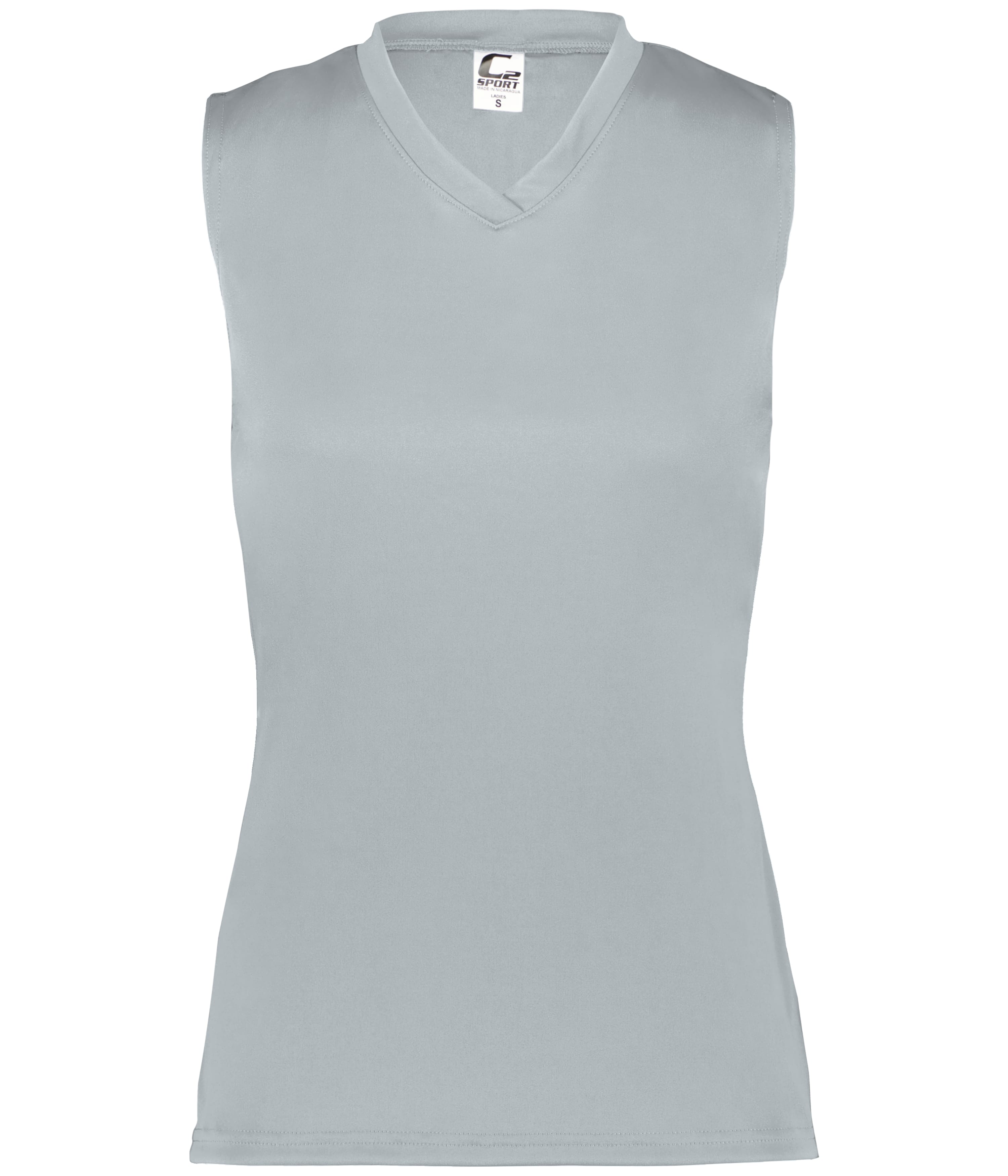 C2 Sport 566300 Ladies C2 Sleeveless Tank in SILVER (BA)