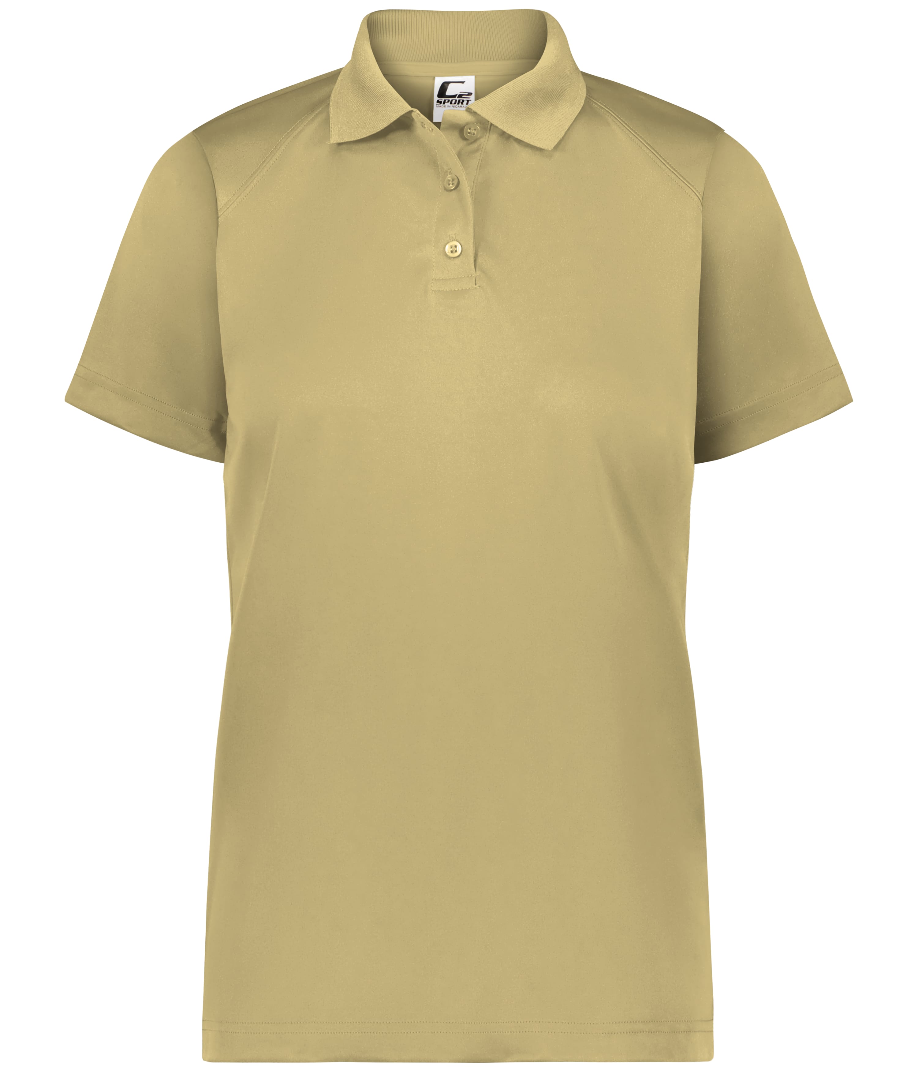 C2 Sport 590200 Ladies C2 Utility Polo in VEGAS GOLD
