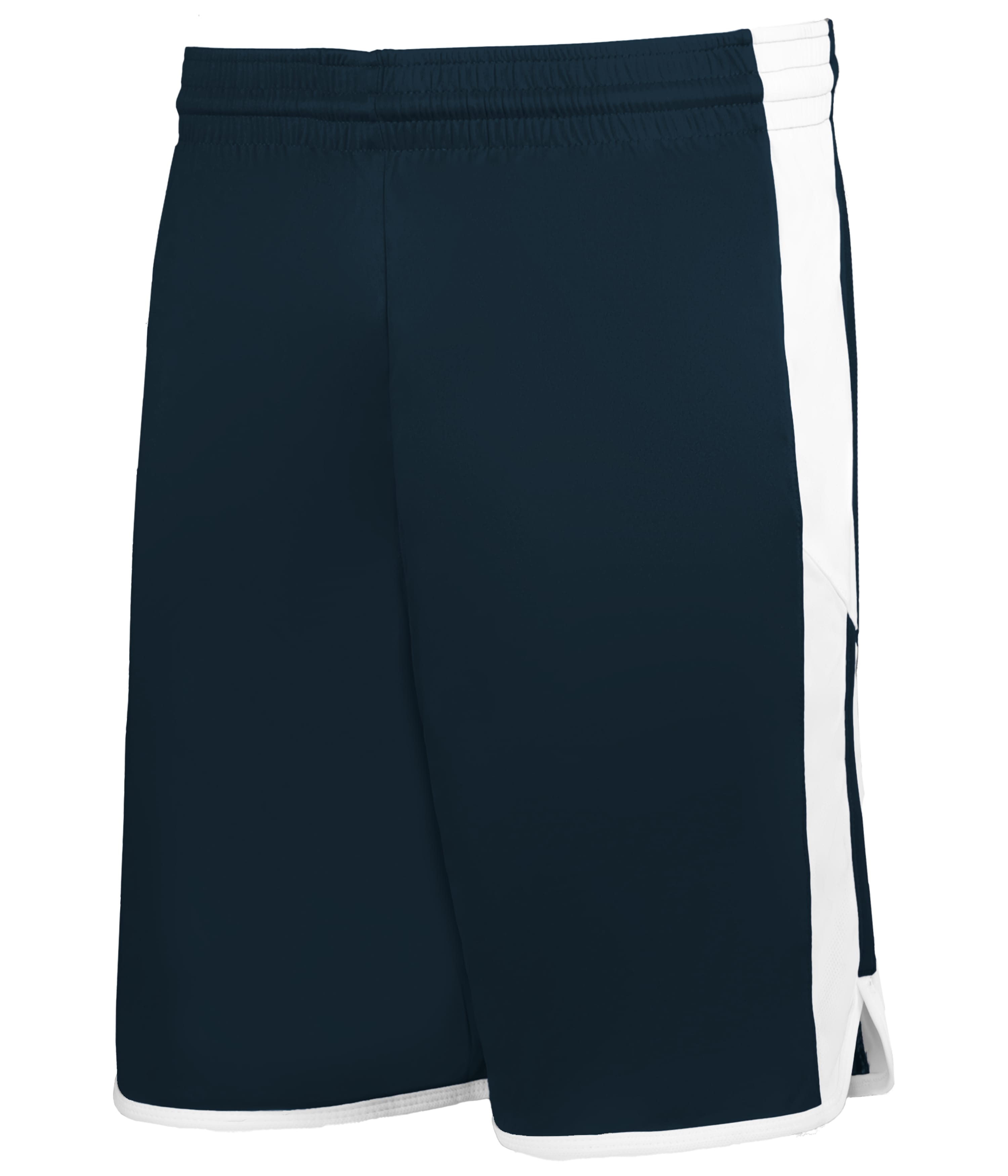YOUTH CROSS OVER REVERSIBLE BASKETBALL SHORTS - NAVY/WHITE (BA)