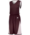 Maroon/White