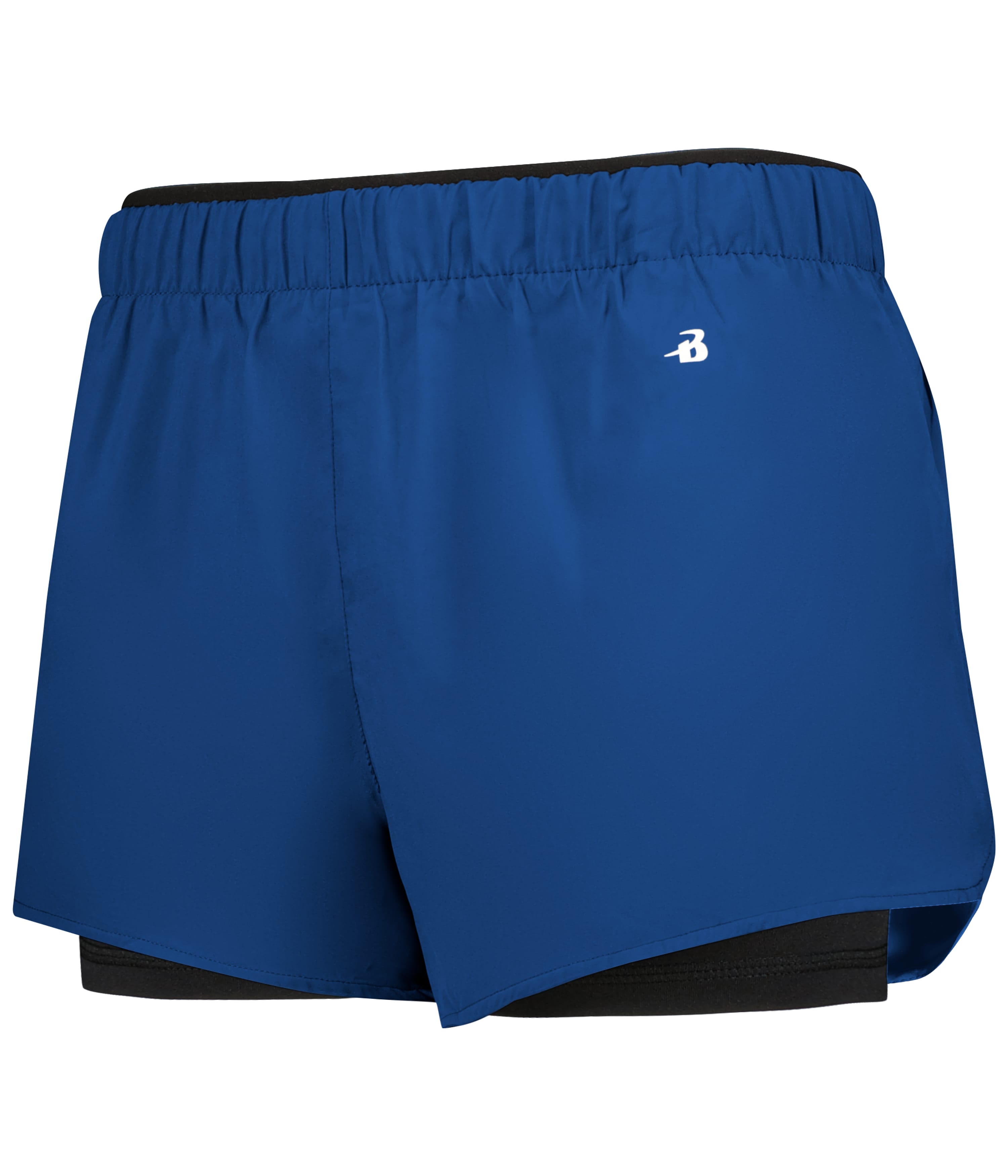 LADIES DOUBLE UP SHORT - ROYAL/BLACK (BA)