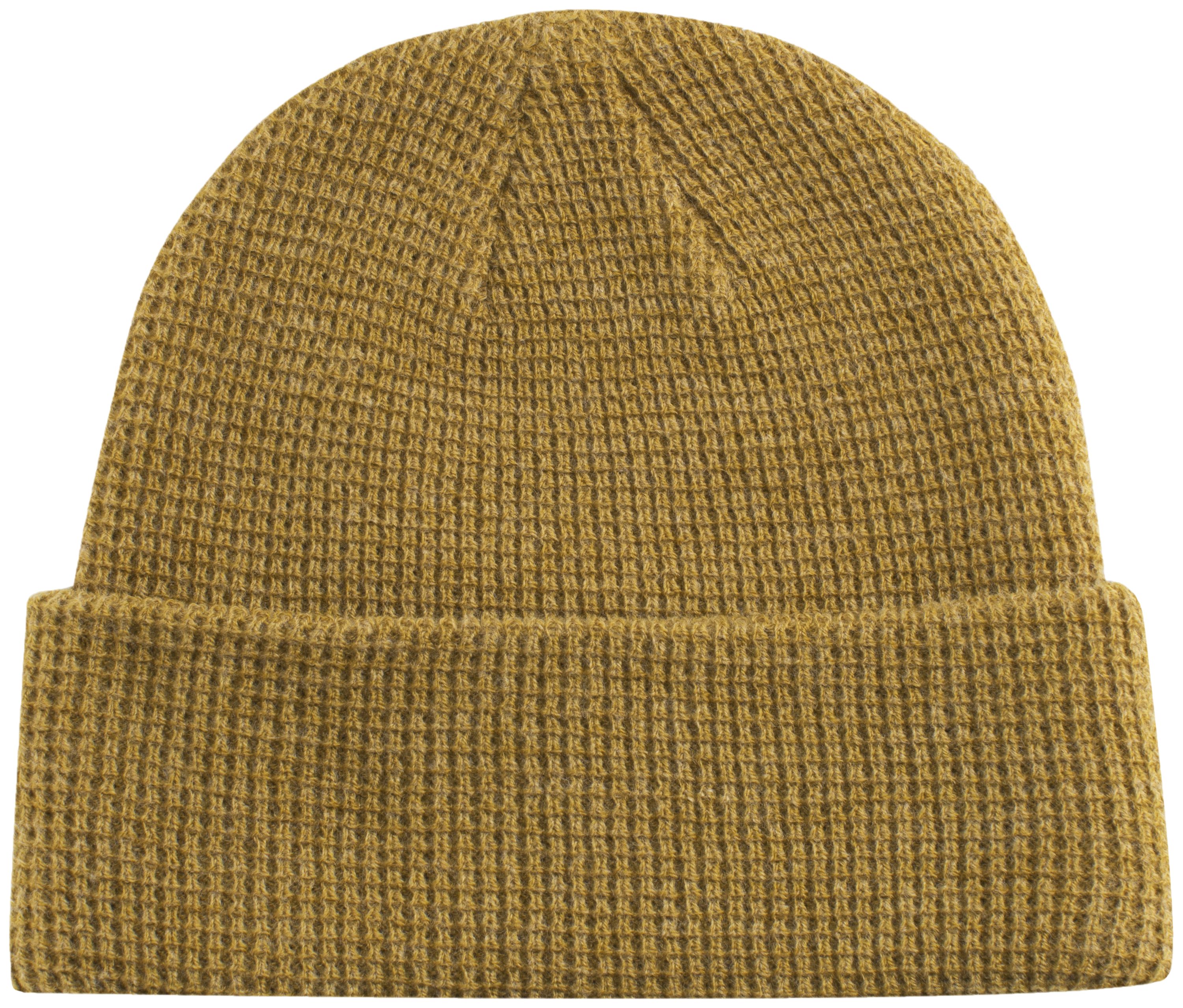 Waffle Knit Cuff Beanie