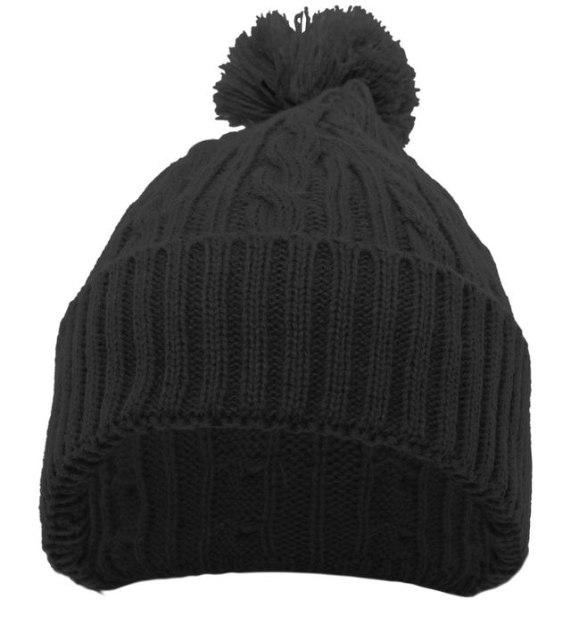 Pacific Headwear 643K | Cable Knit Pom-Pom Beanie Cap