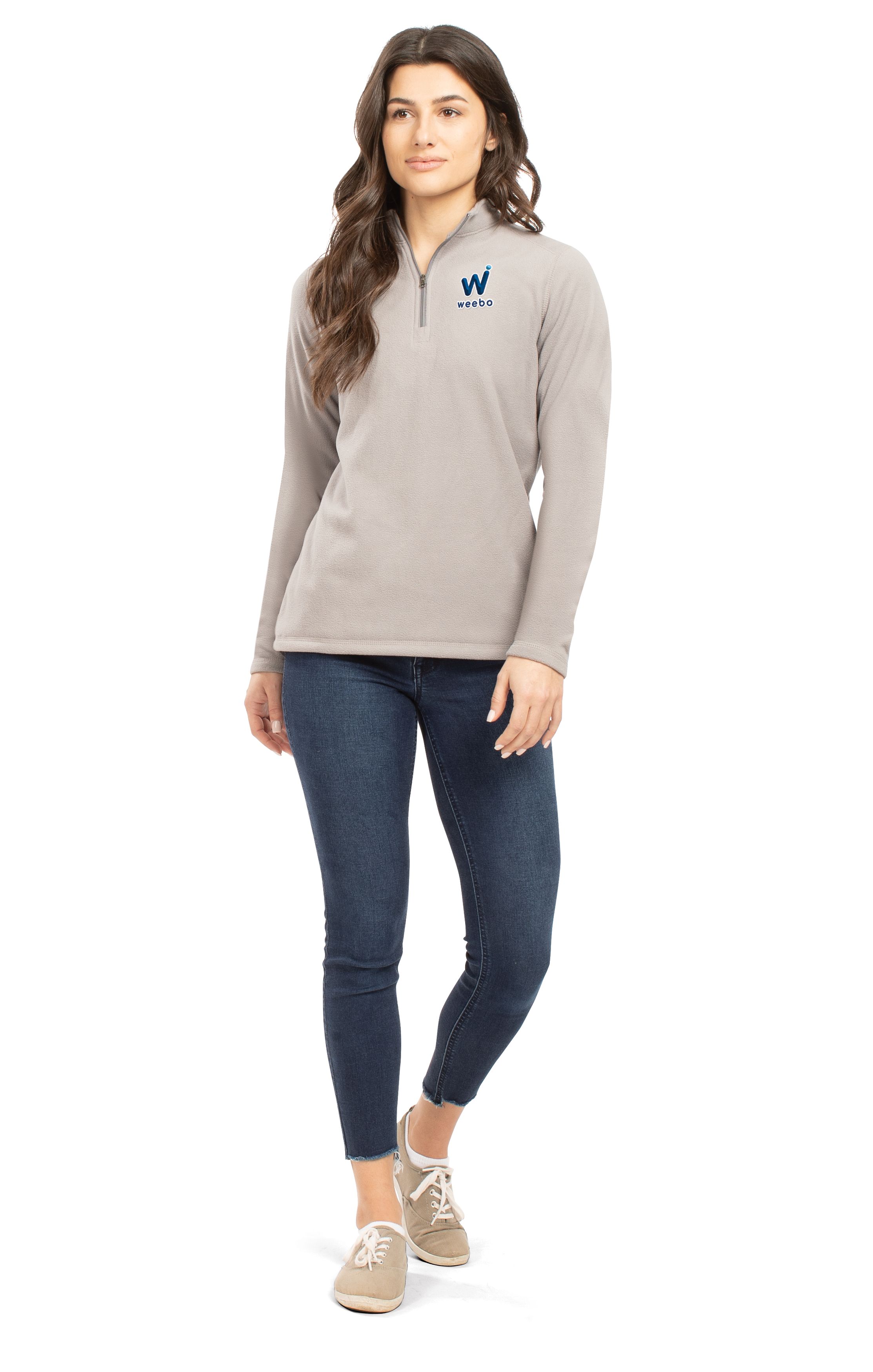Ladies Micro-Lite Fleece 1/4 Zip Pullover