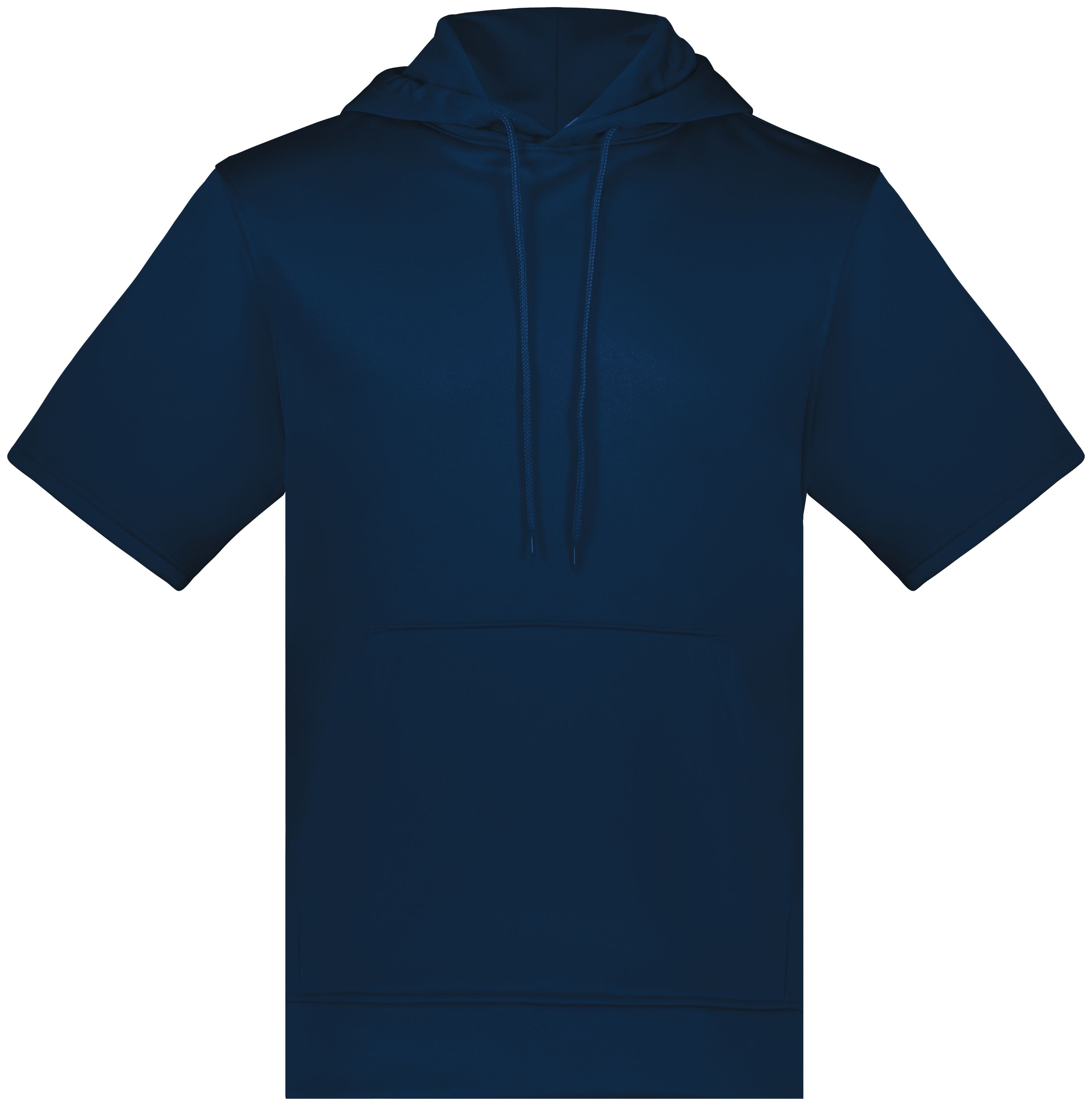Augusta Sportswear 6871 Wicking Fleece Short Sleeve Hoodie in NAVY