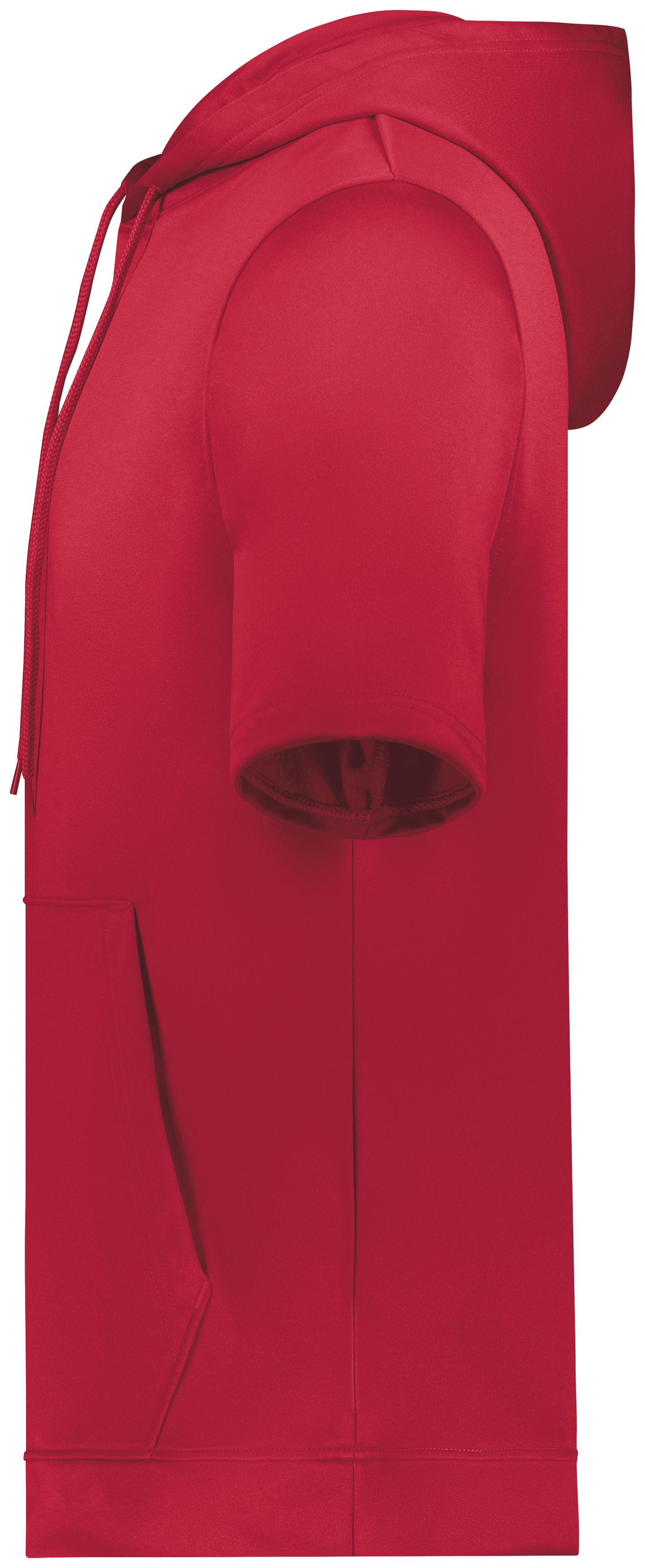 Wicking Fleece Short Sleeve Hoodie