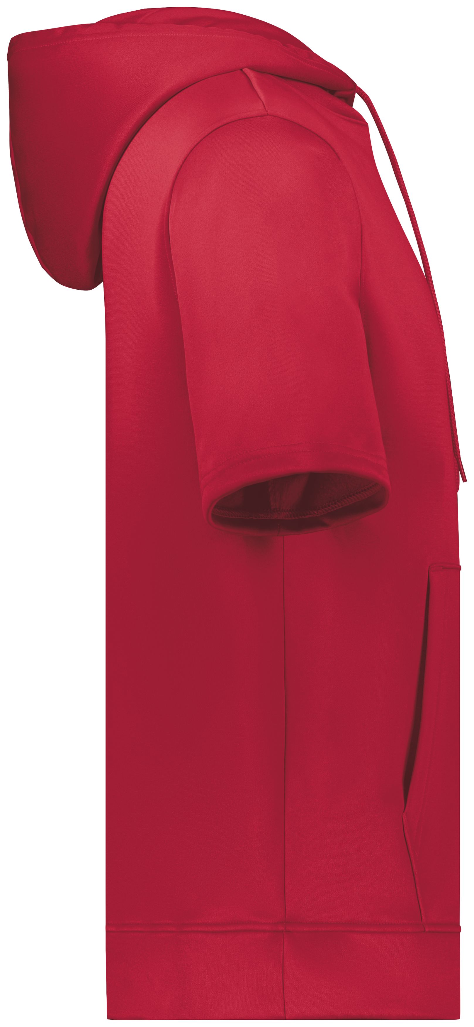 Wicking Fleece Short Sleeve Hoodie