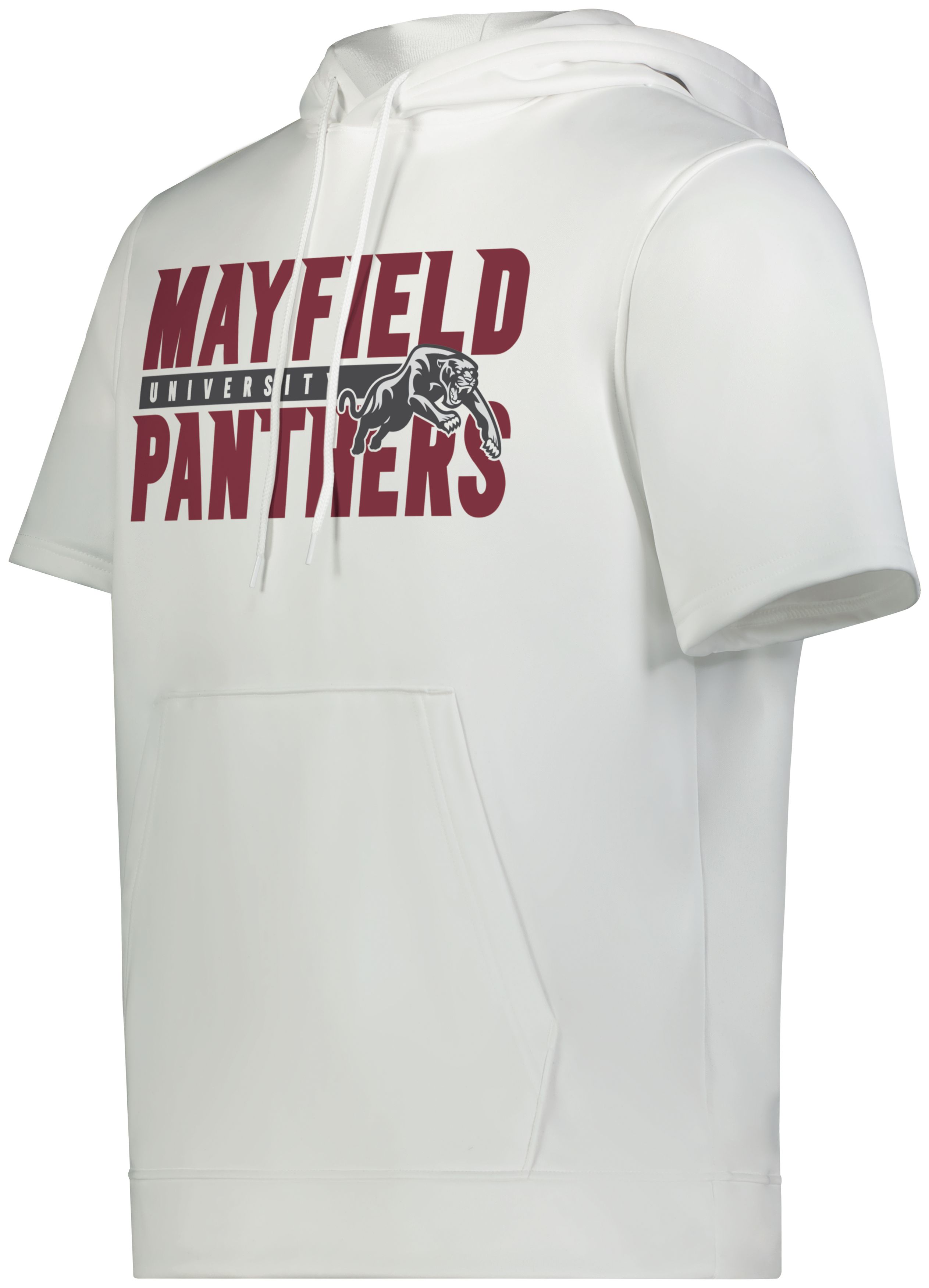 Wicking Fleece Short Sleeve Hoodie