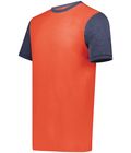 Orange Heather/Navy Heather
