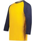 Gold Heather/Navy Heather