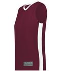 Maroon/White