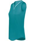 Teal/White