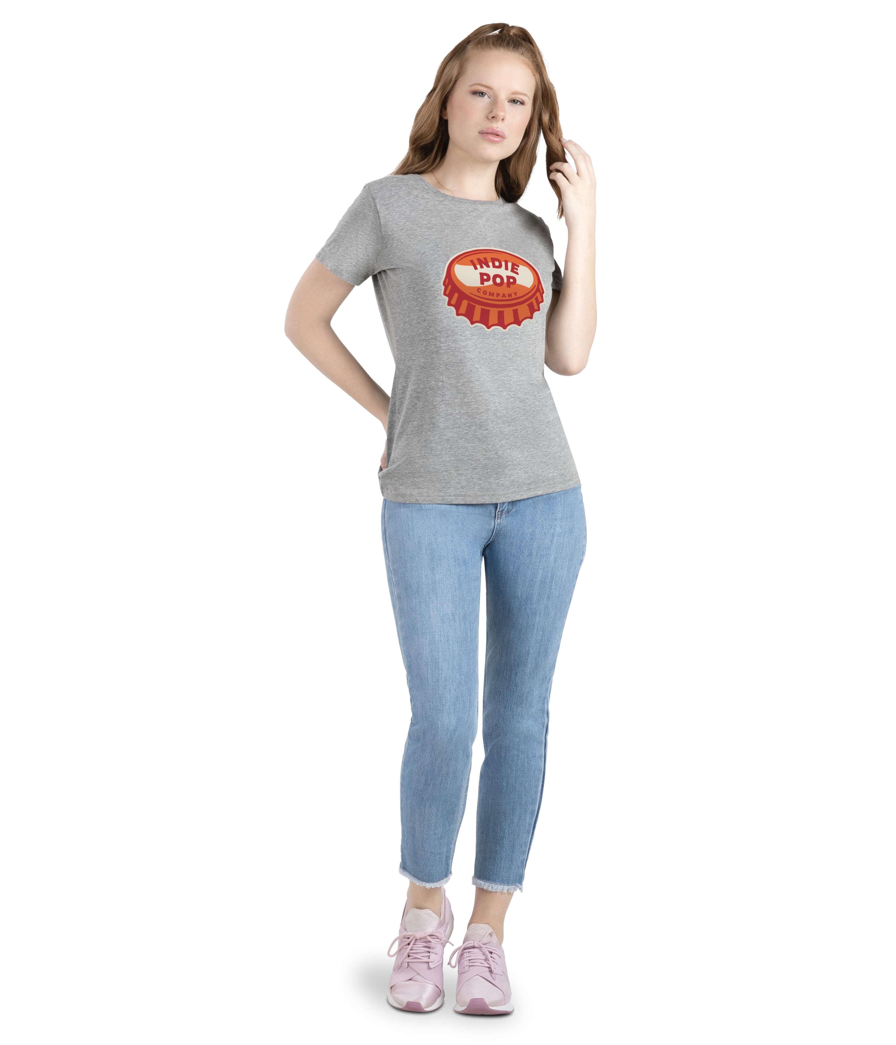 Ladies All-Day Core Basic Tri-Blend Tee