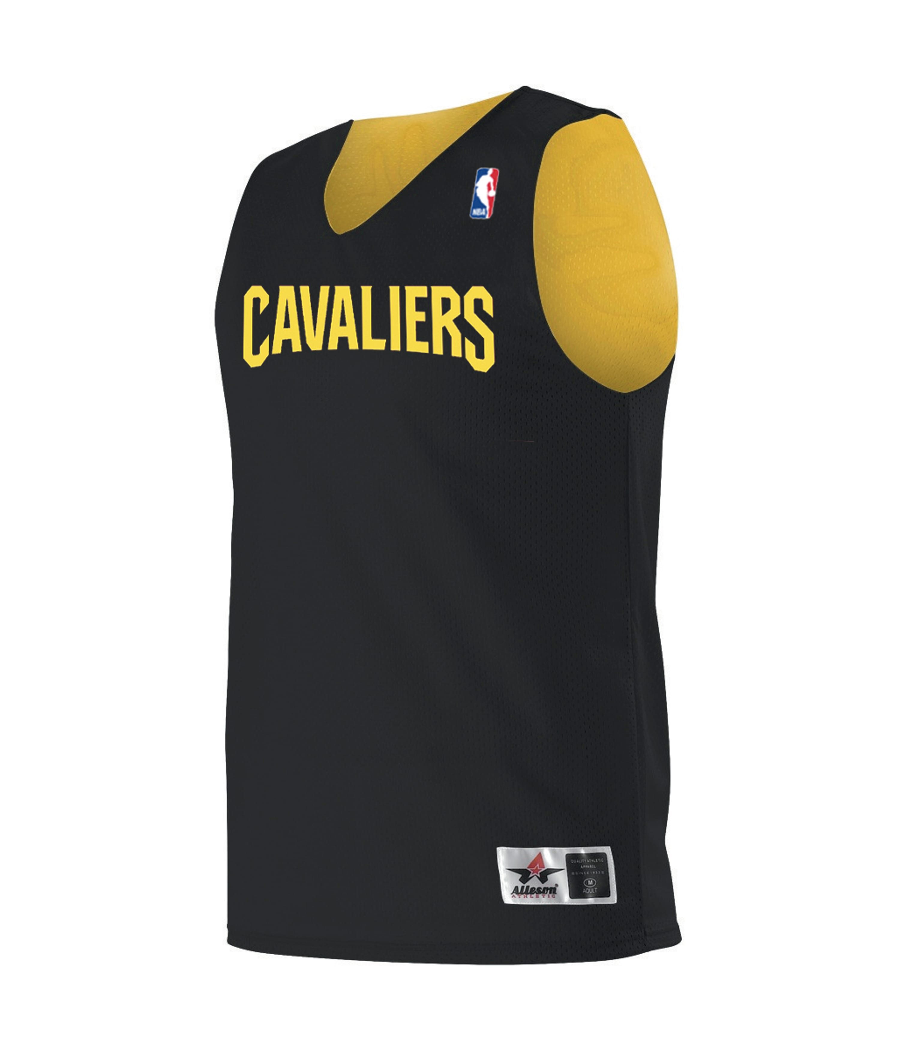 NBA REVERSIBLE TEAM BASKETBALL JERSEY - NBA BK/GOLD/CLE CAVALIERS