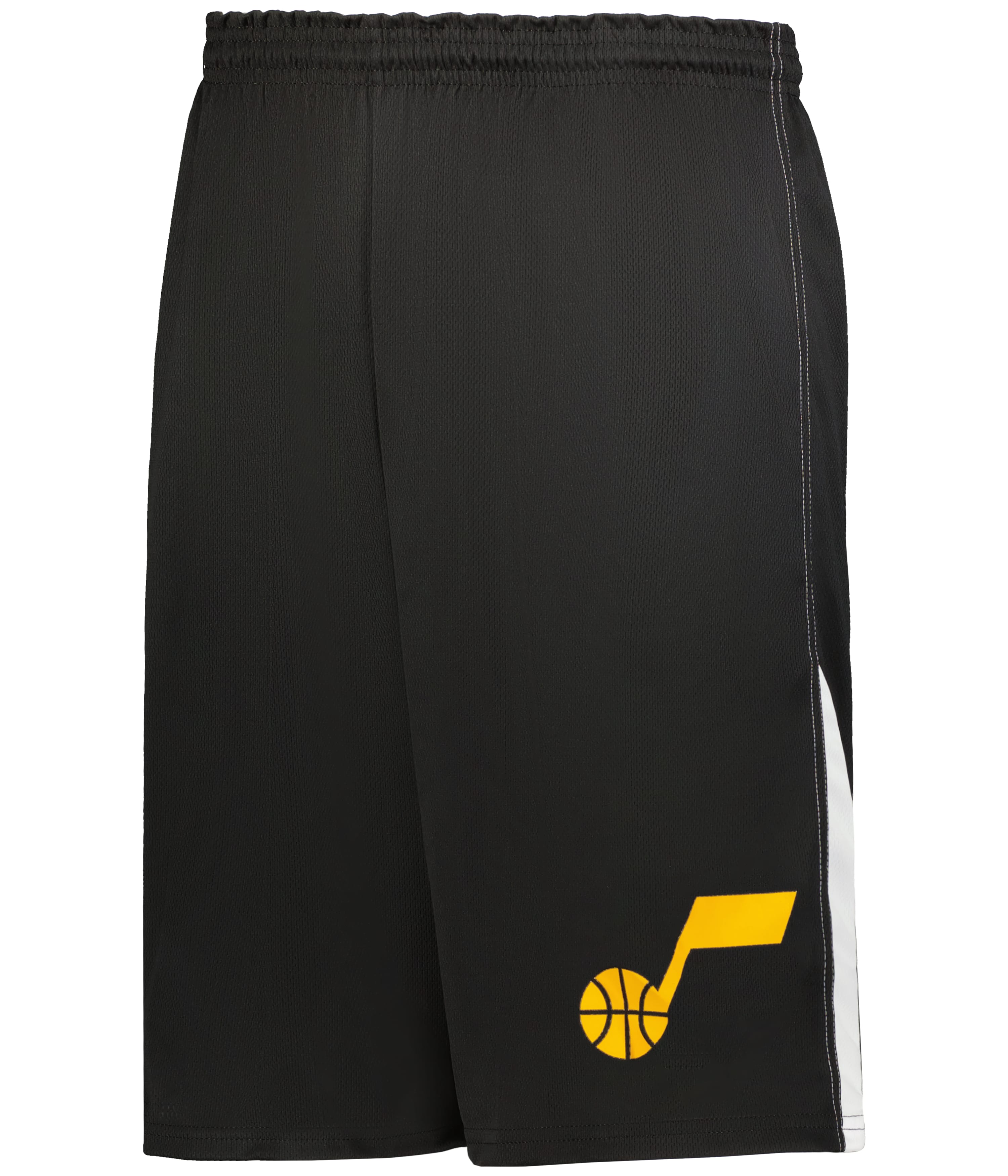 NBA LOGO'D SHORTS - NBA  UTAH JAZZ BLACK/WHITE