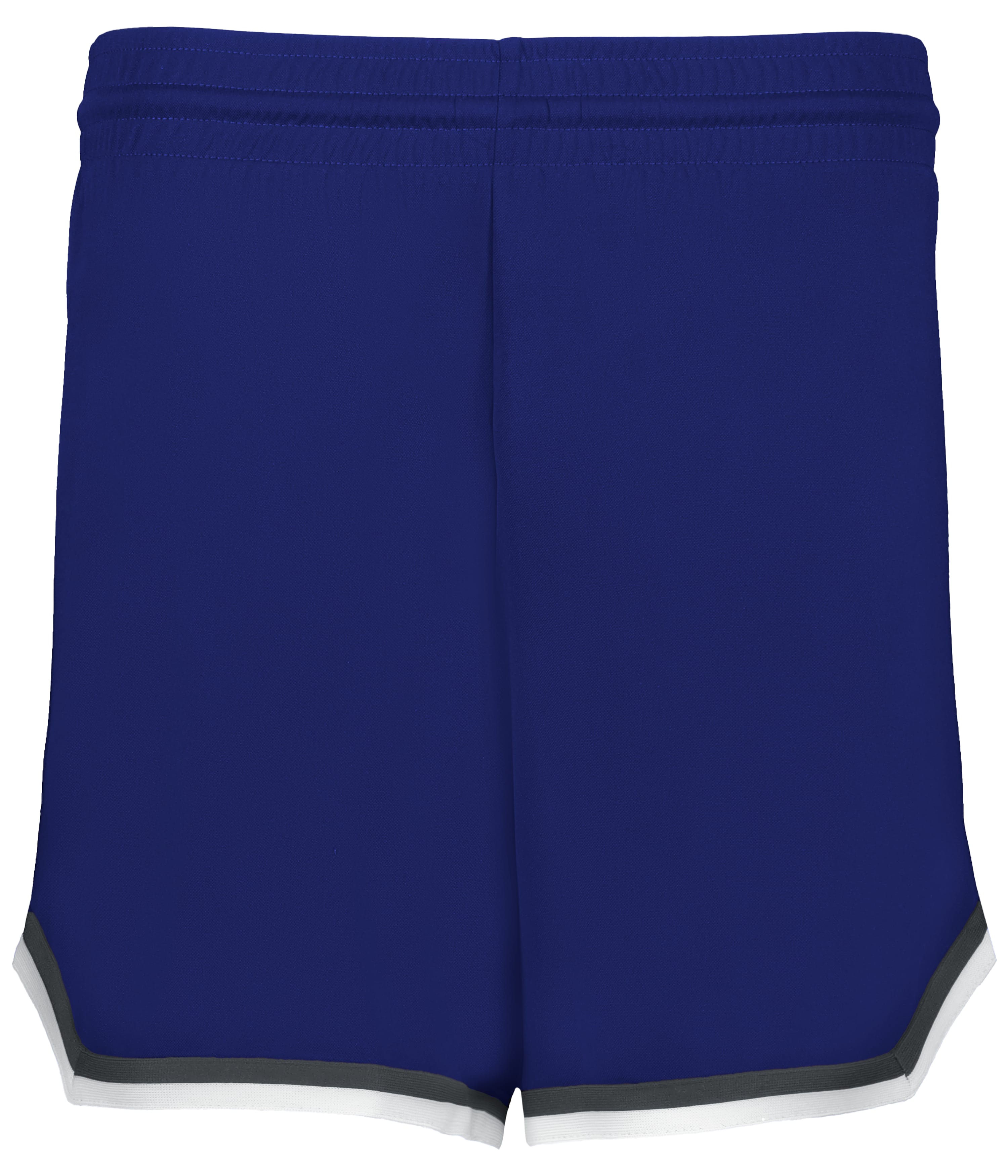 Alleson Athletic A56000 Ladies Retro Basketball Shorts in NAVY/GRAPHITE/WHITE (BA)