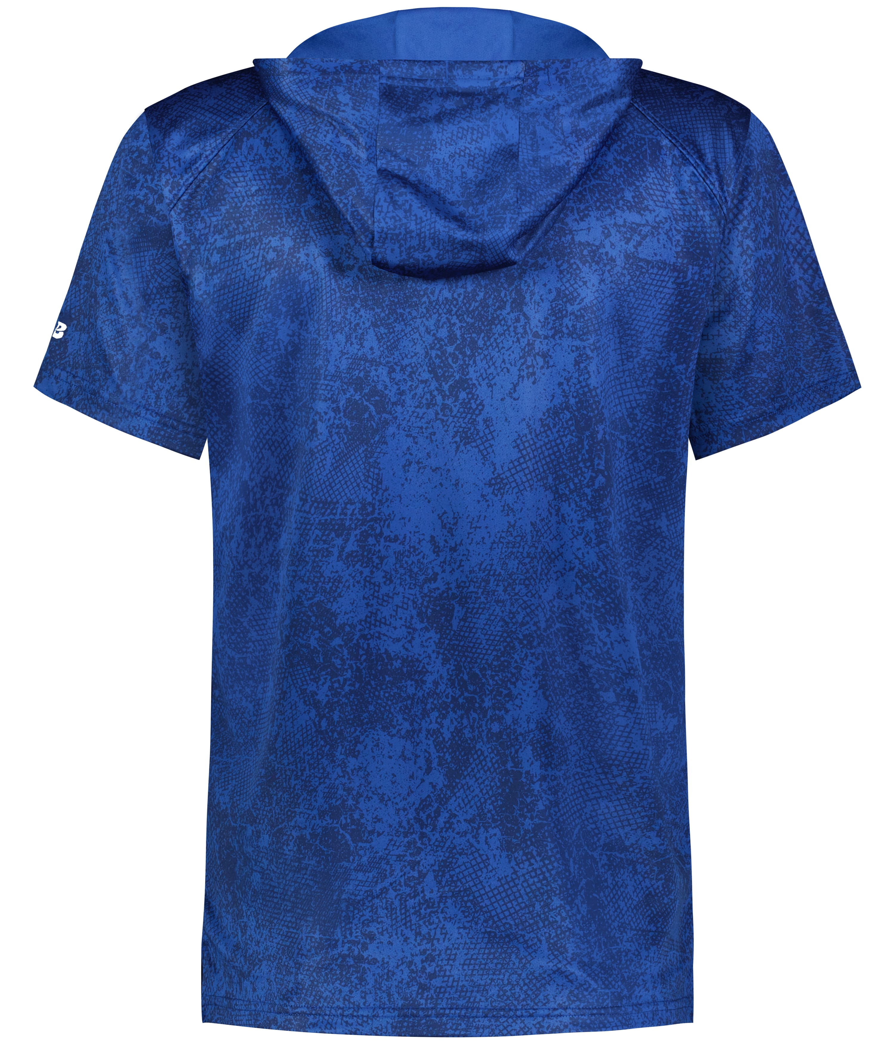 YOUTH STADIUM PRINT SHORT SLEEVE HOODED TEE