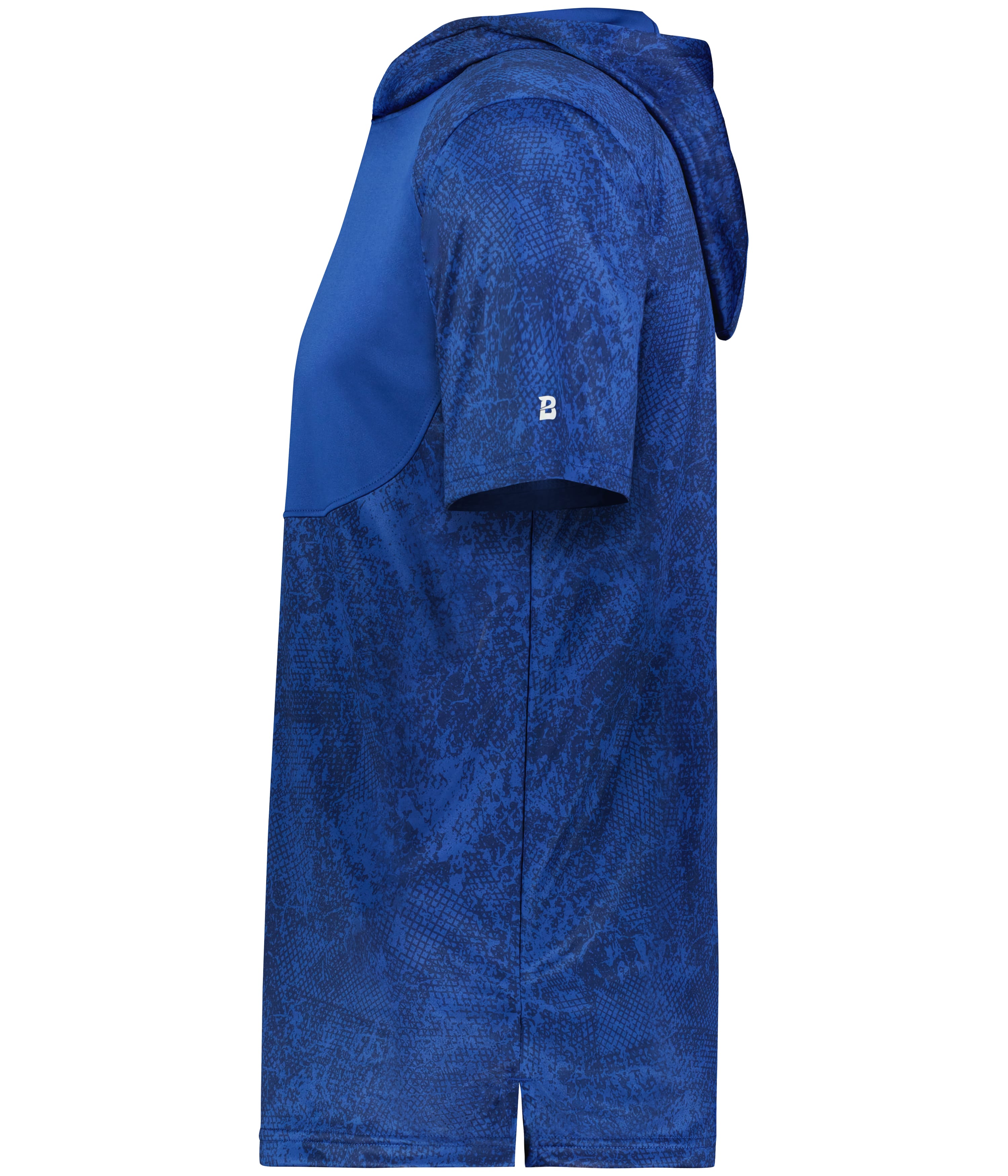 YOUTH STADIUM PRINT SHORT SLEEVE HOODED TEE