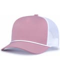 Dusty Mauve/White