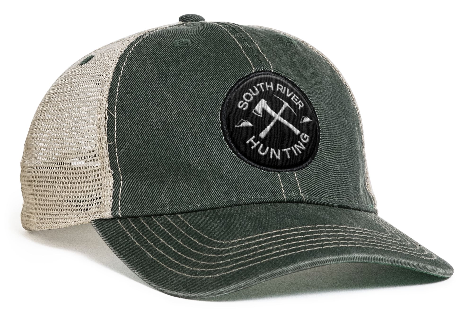Pacific Headwear V37 | Broken-In Trucker Mesh Snapback Cap