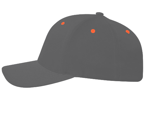 Brushed Twill Cap With Sandwich Bill lside