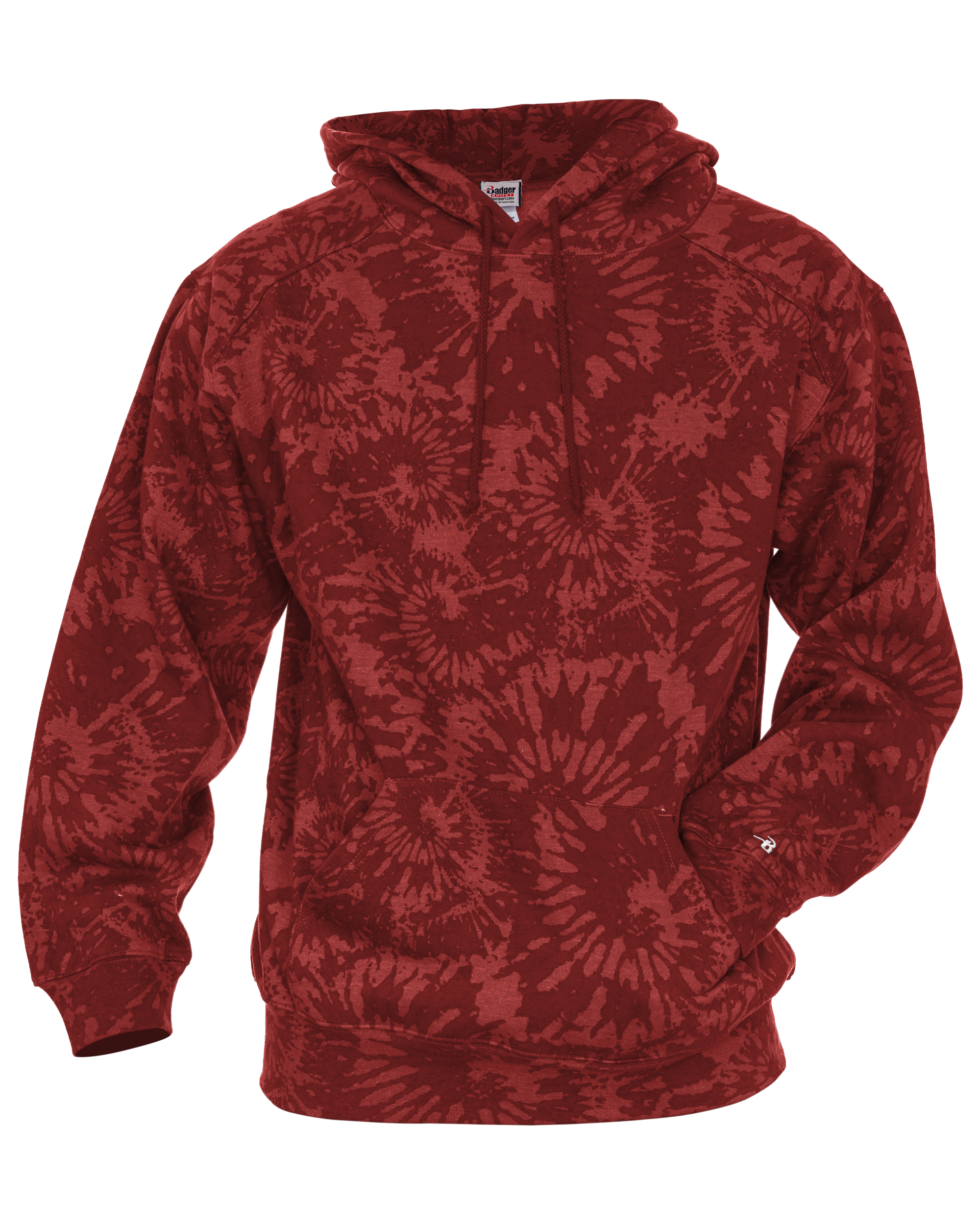 ATHLETIC FLEECE TIE-DYE HOODIE front