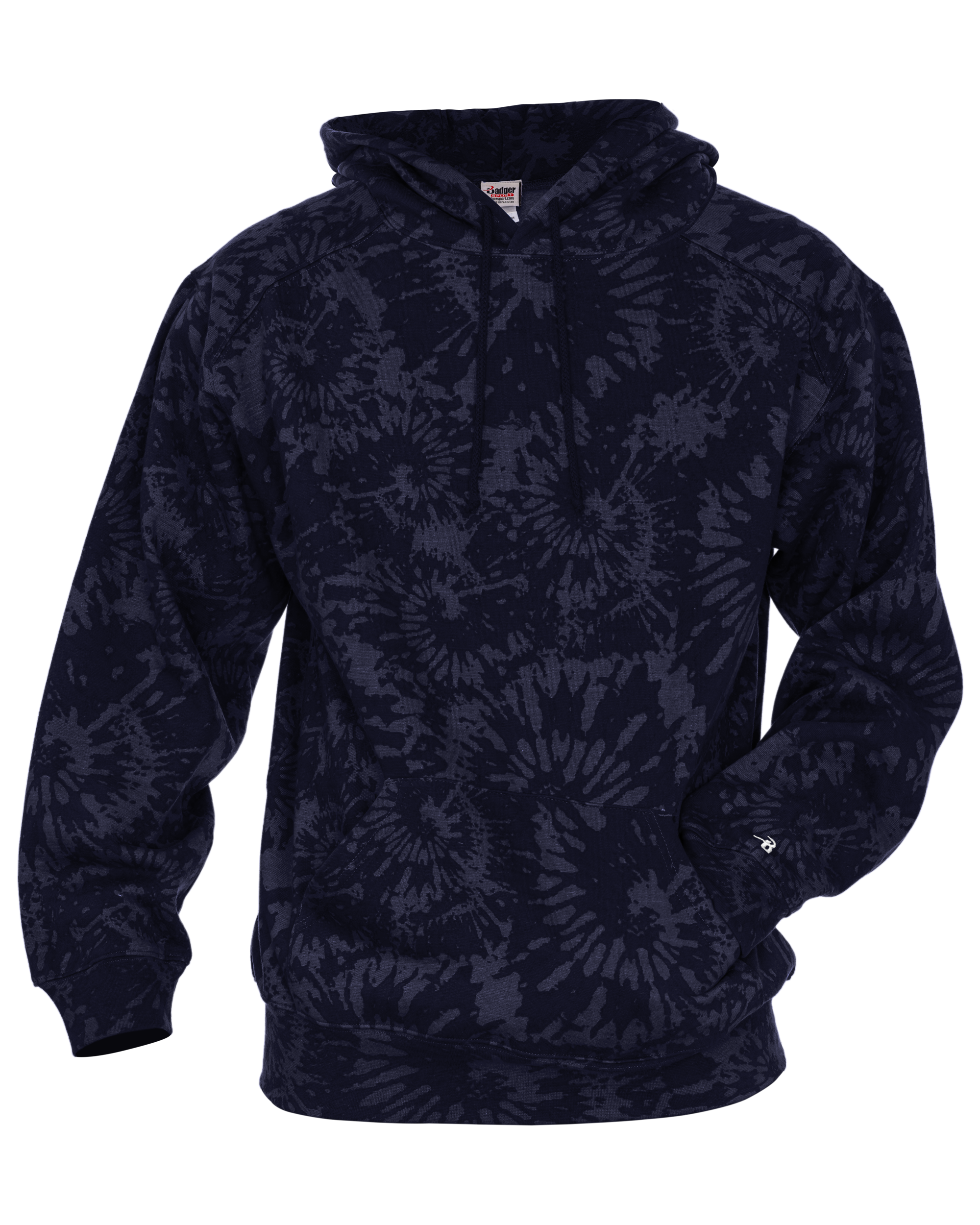 ATHLETIC FLEECE TIE-DYE HOODIE front