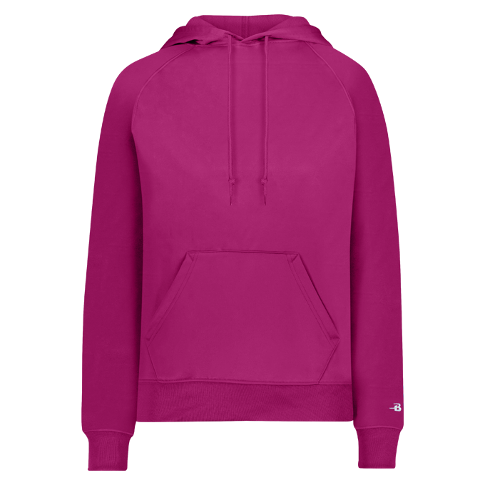 LADIES PERFORMANCE FLEECE HOODIE lside