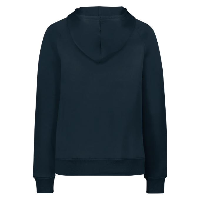LADIES PERFORMANCE FLEECE HOODIE back