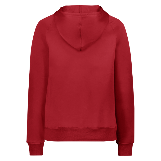 LADIES PERFORMANCE FLEECE HOODIE back
