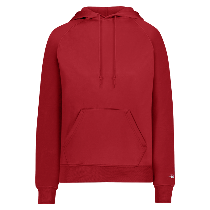 LADIES PERFORMANCE FLEECE HOODIE lside
