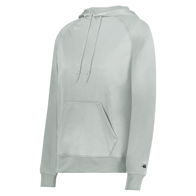LADIES PERFORMANCE FLEECE HOODIE front