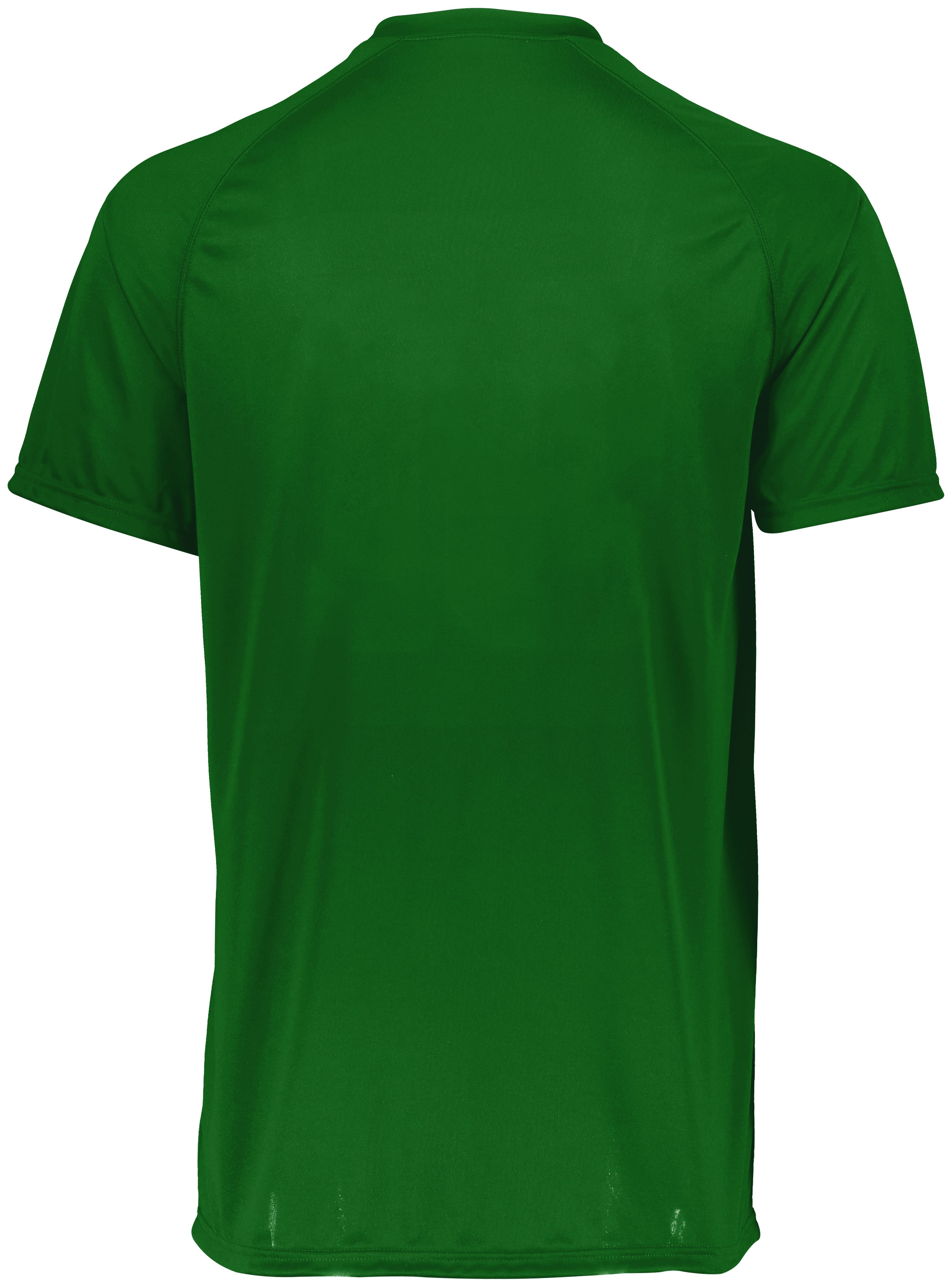 Youth Attain Wicking Two-Button Baseball Jersey Back