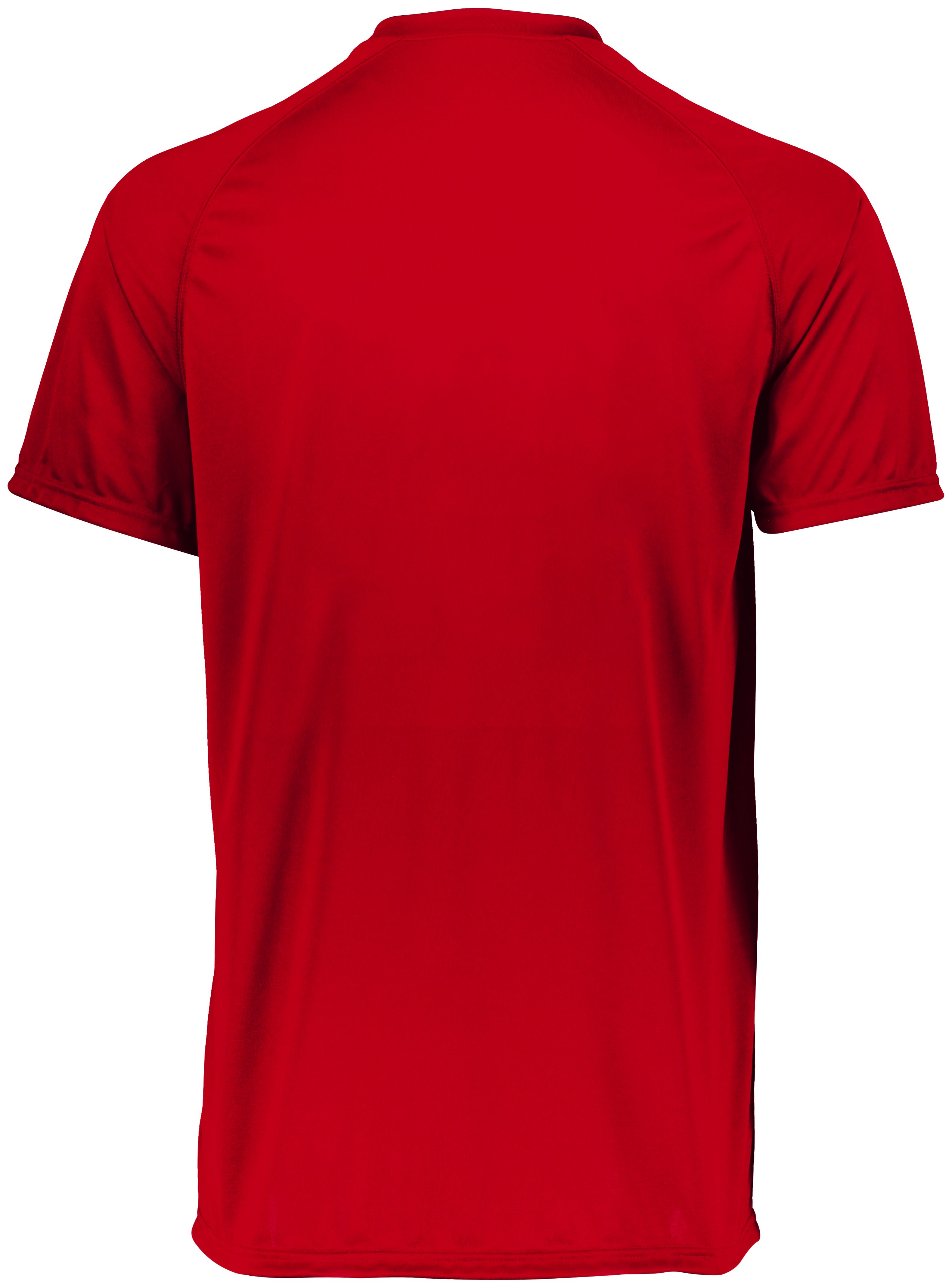 Youth Attain Wicking Two-Button Baseball Jersey Back