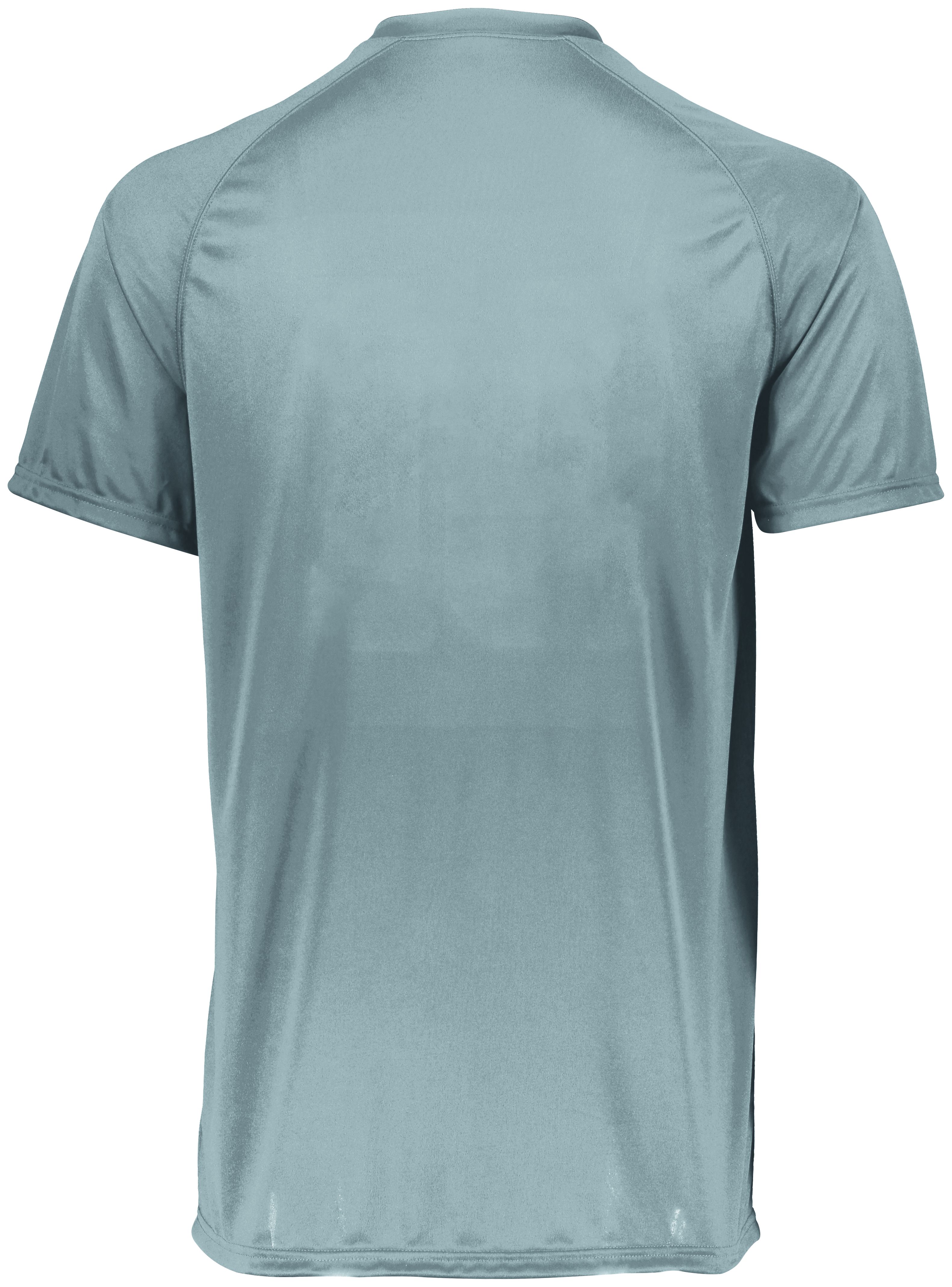 Youth Attain Wicking Two-Button Baseball Jersey Back