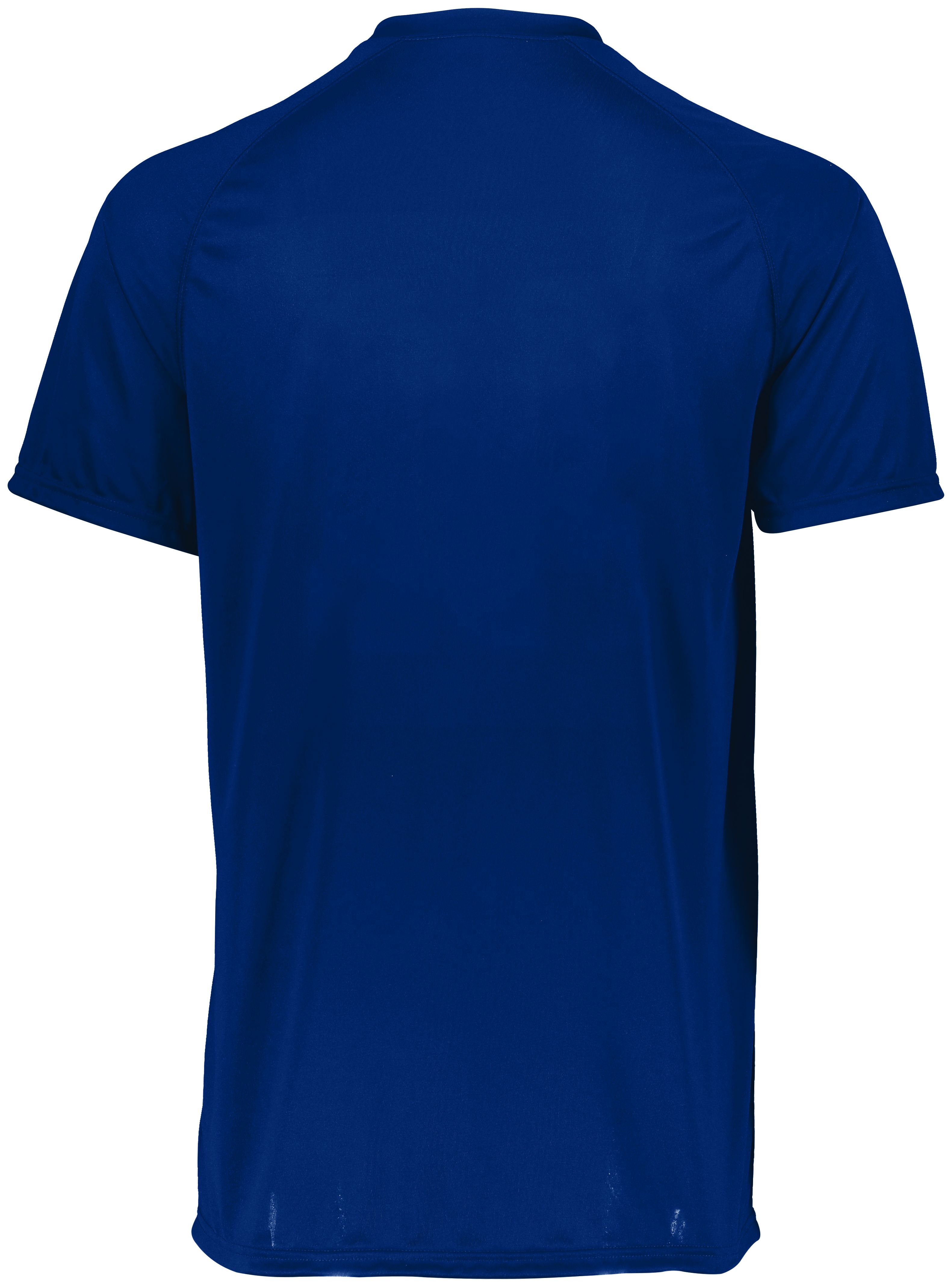 Youth Attain Wicking Two-Button Baseball Jersey Back