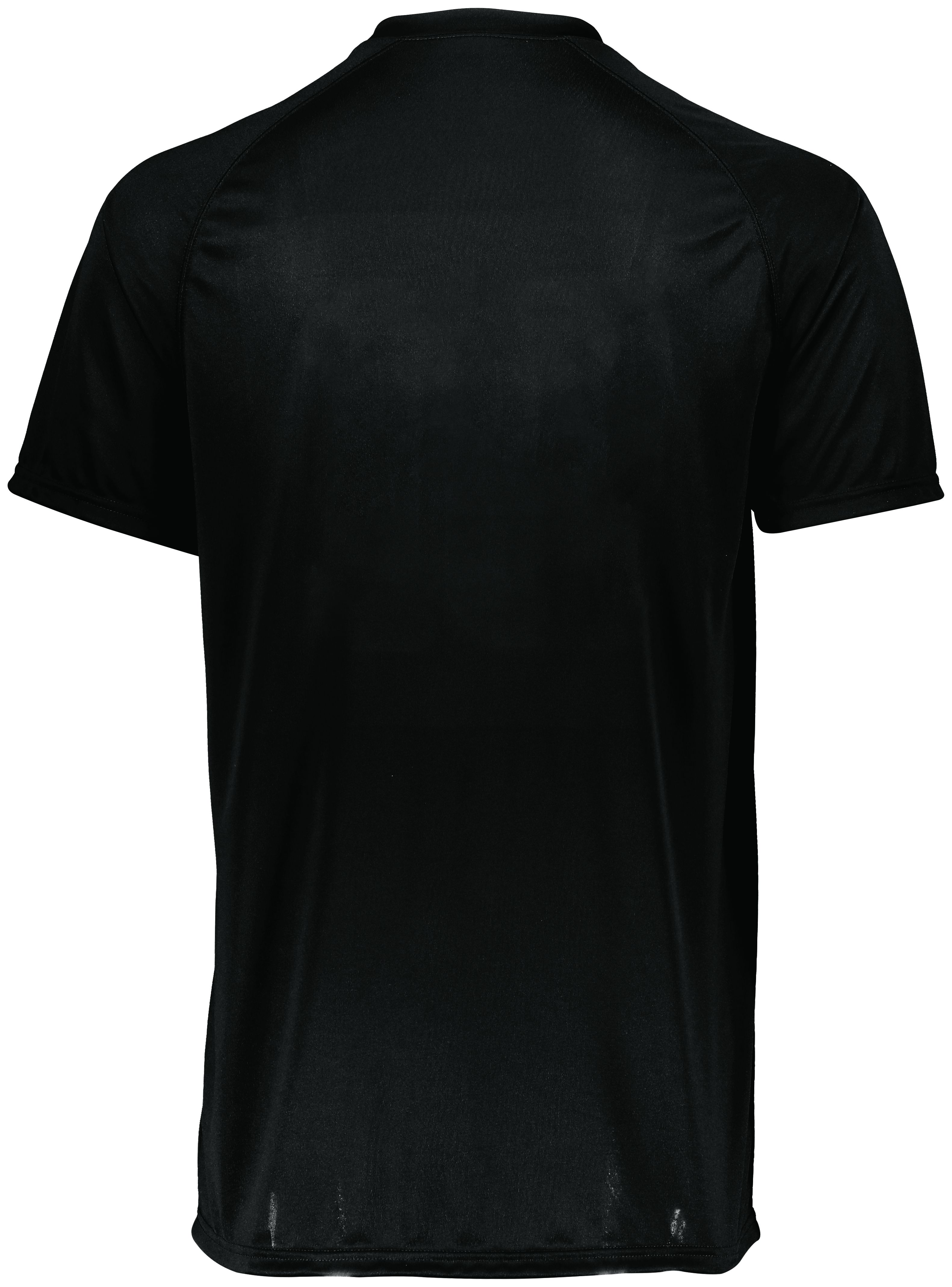Youth Attain Wicking Two-Button Baseball Jersey Back