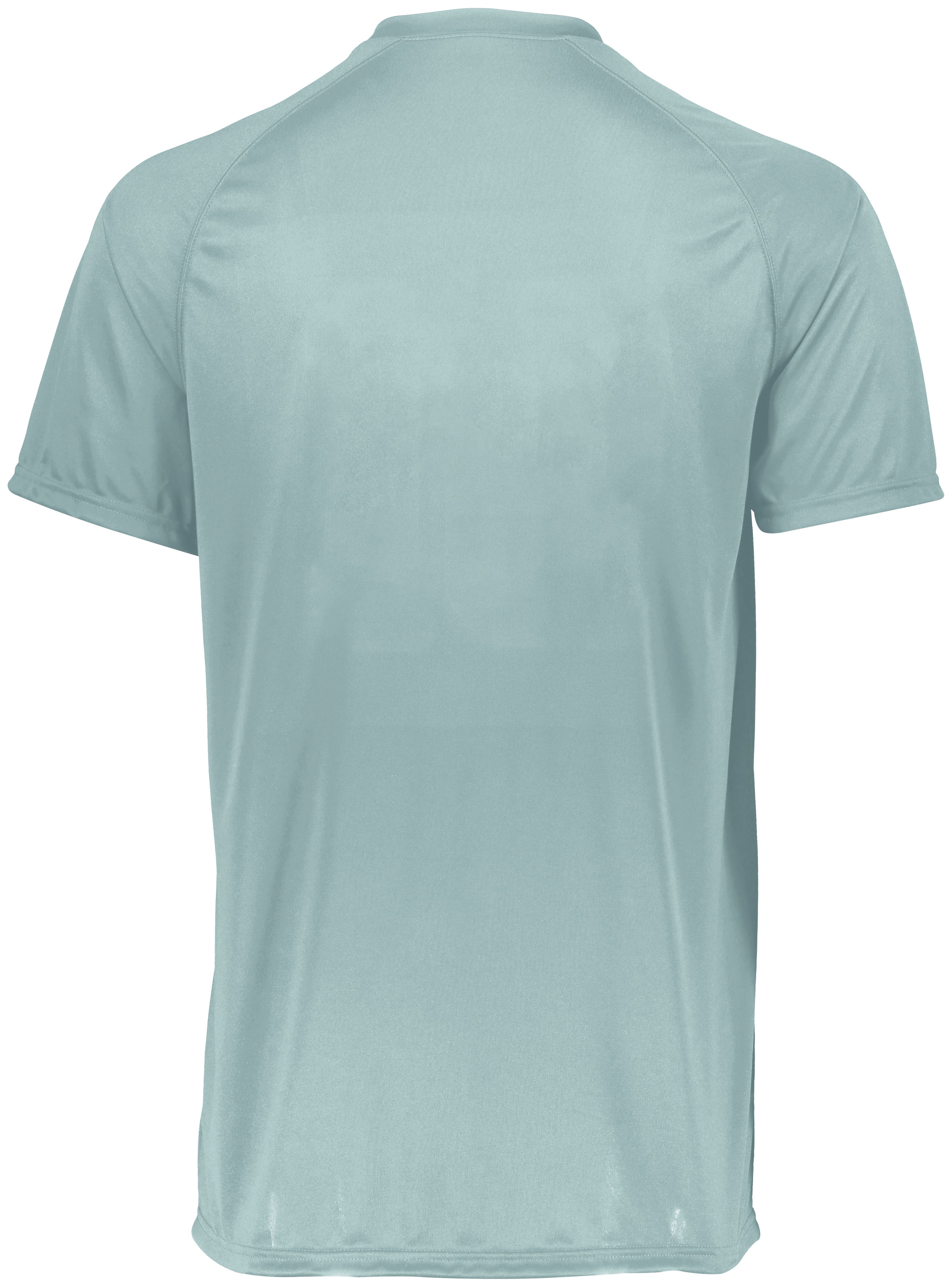 Youth Attain Wicking Two-Button Baseball Jersey Back