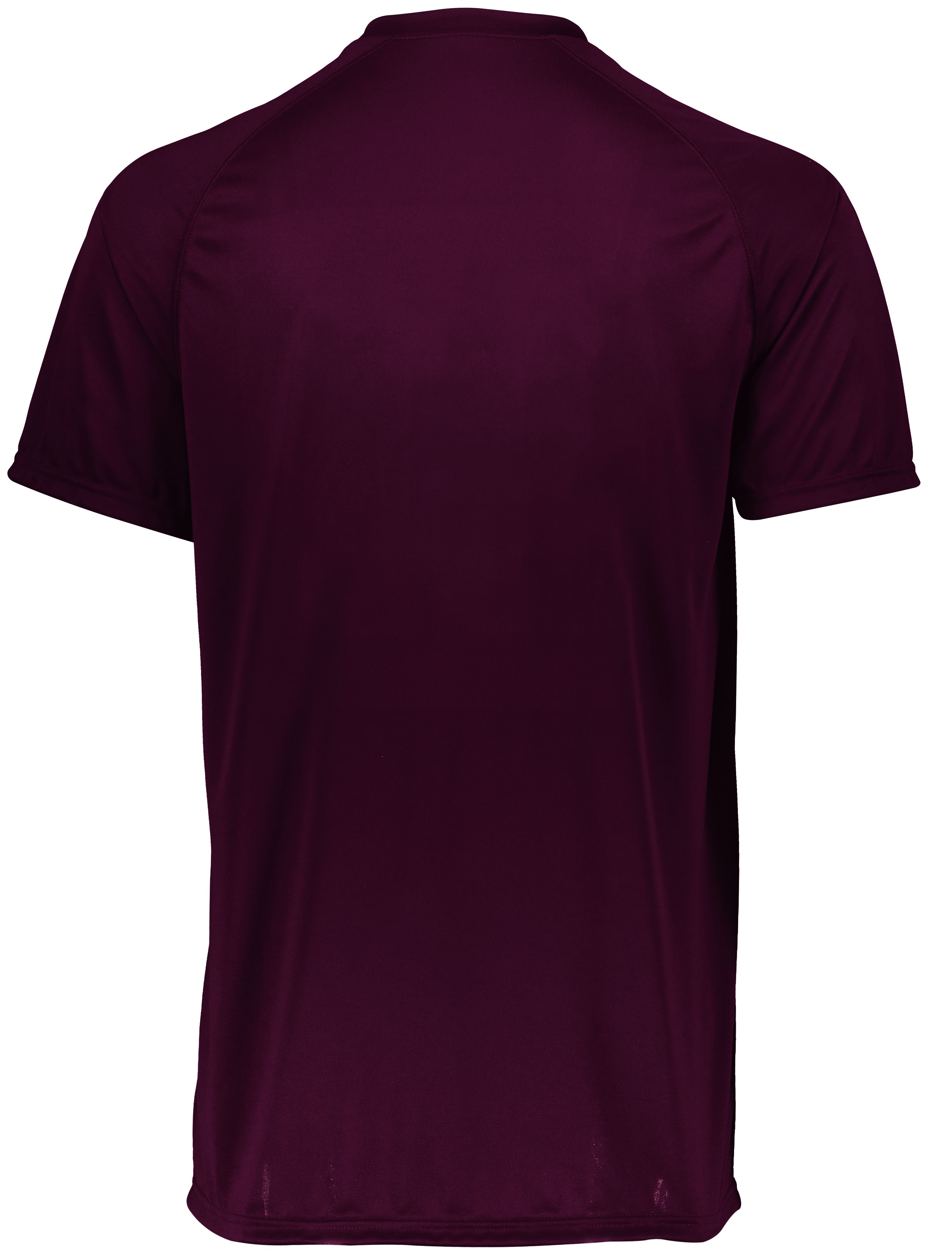 Youth Attain Wicking Two-Button Baseball Jersey Back