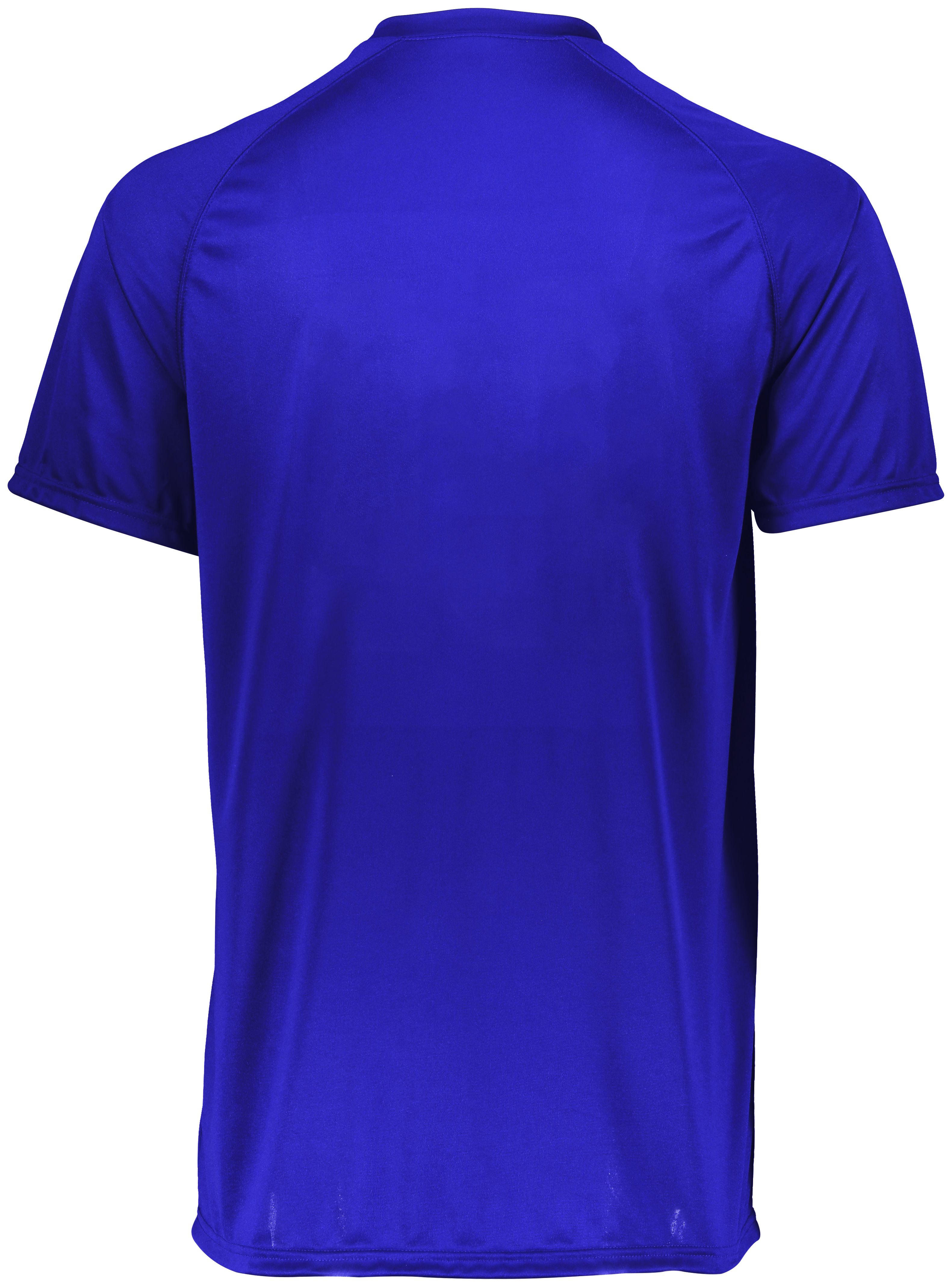 Youth Attain Wicking Two-Button Baseball Jersey Back