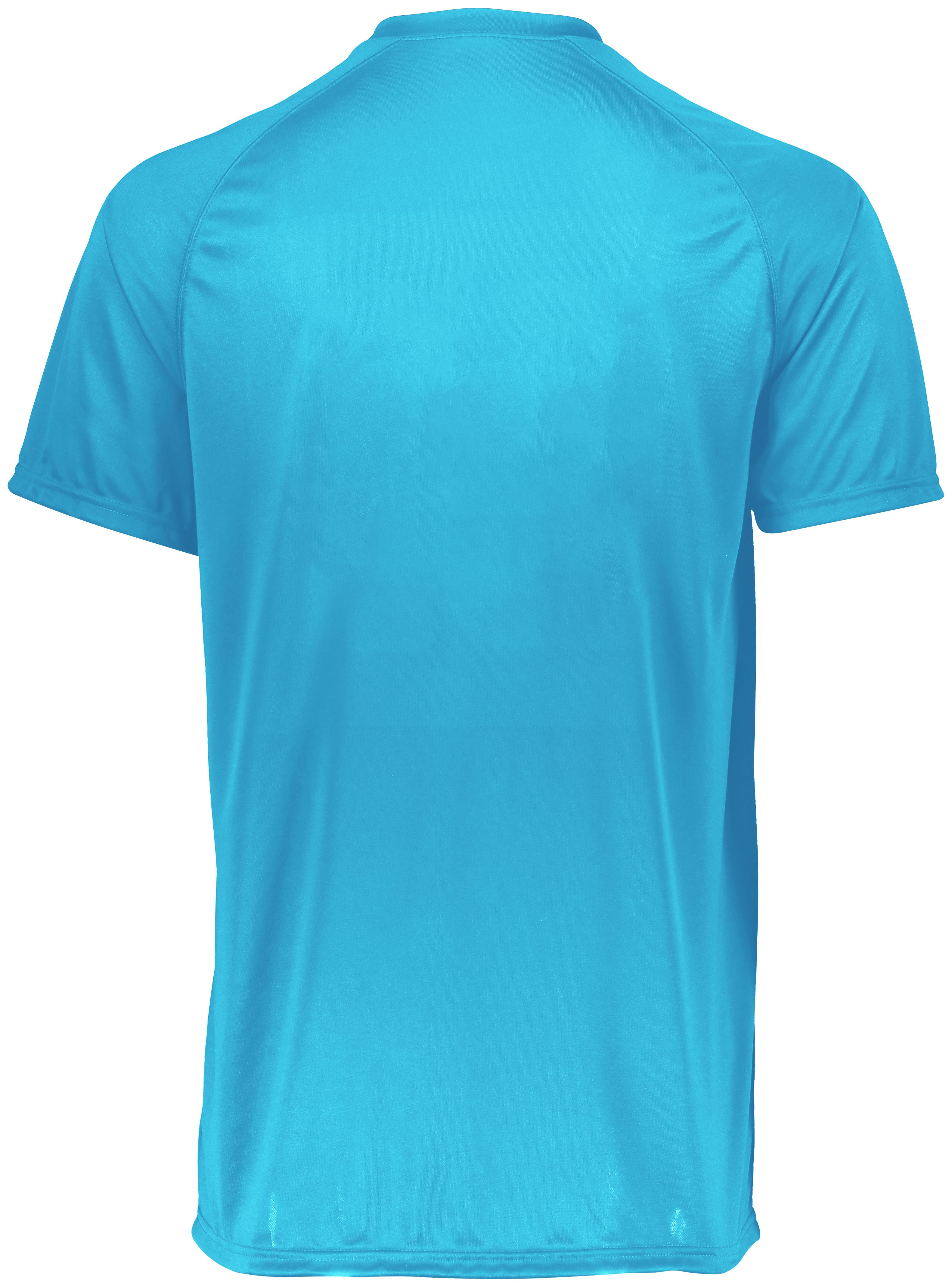 Youth Attain Wicking Two-Button Baseball Jersey Back