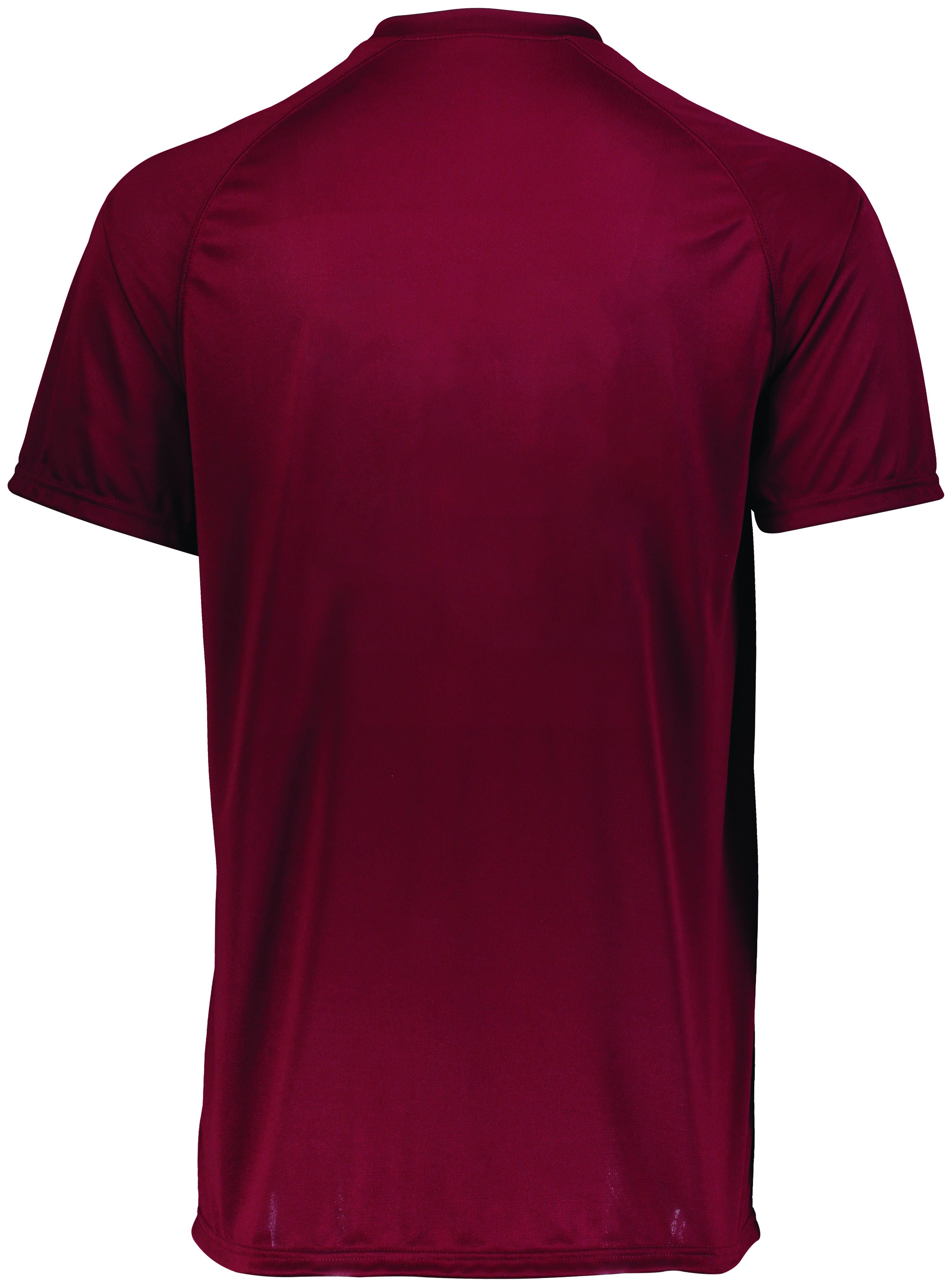 Youth Attain Wicking Two-Button Baseball Jersey Back