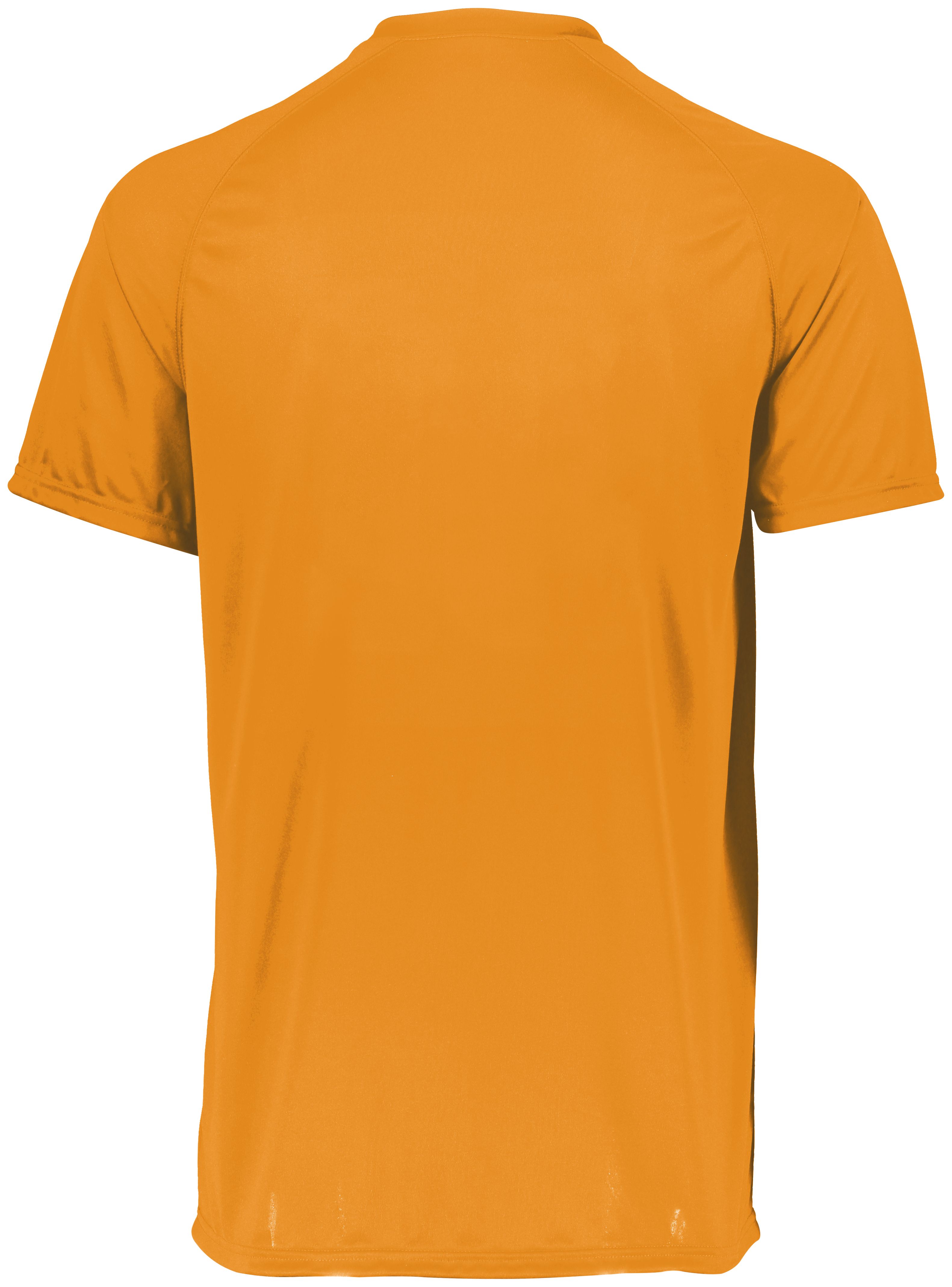 Youth Attain Wicking Two-Button Baseball Jersey Back
