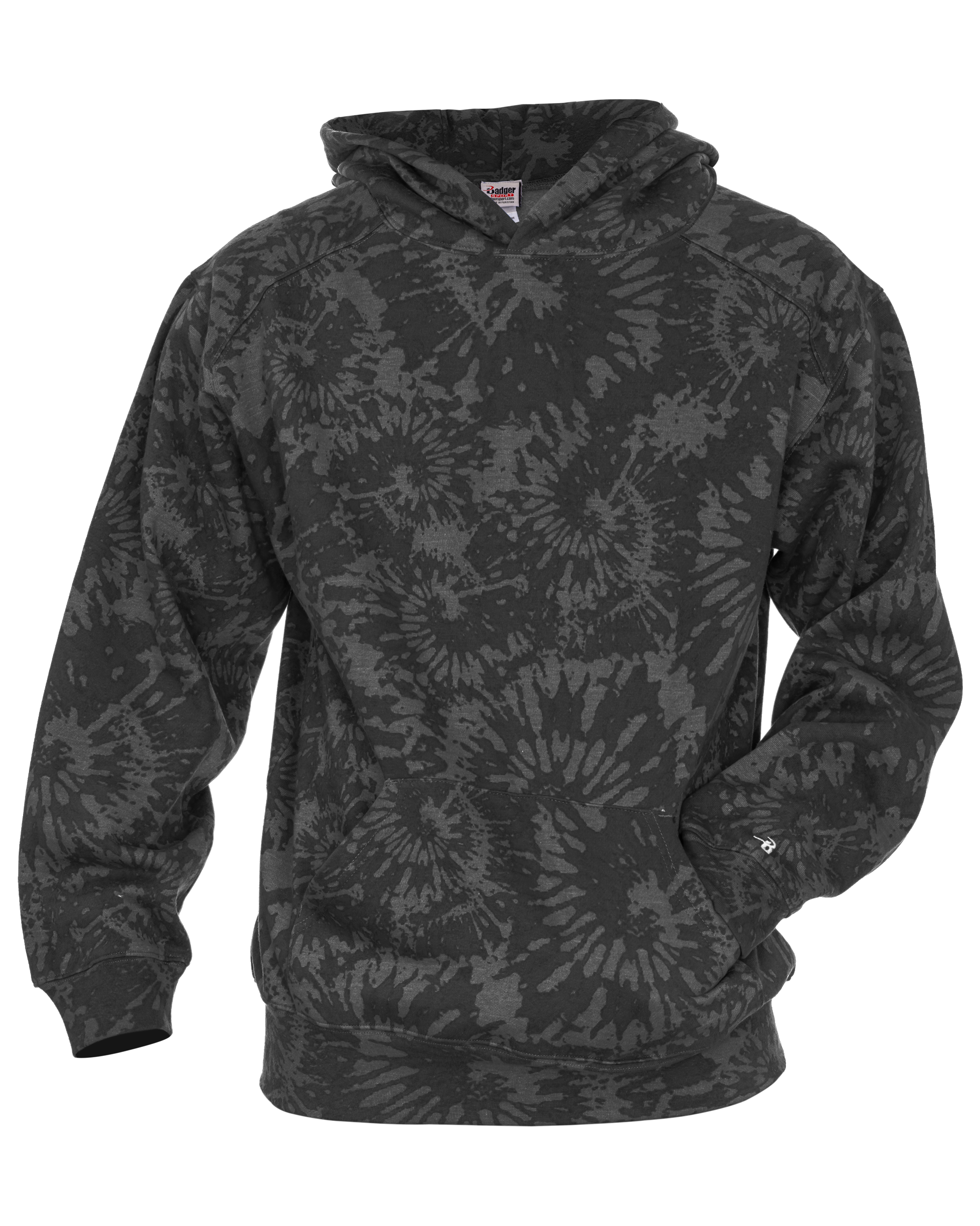 YOUTH ATHLETIC FLEECE TIE-DYE HOODIE front