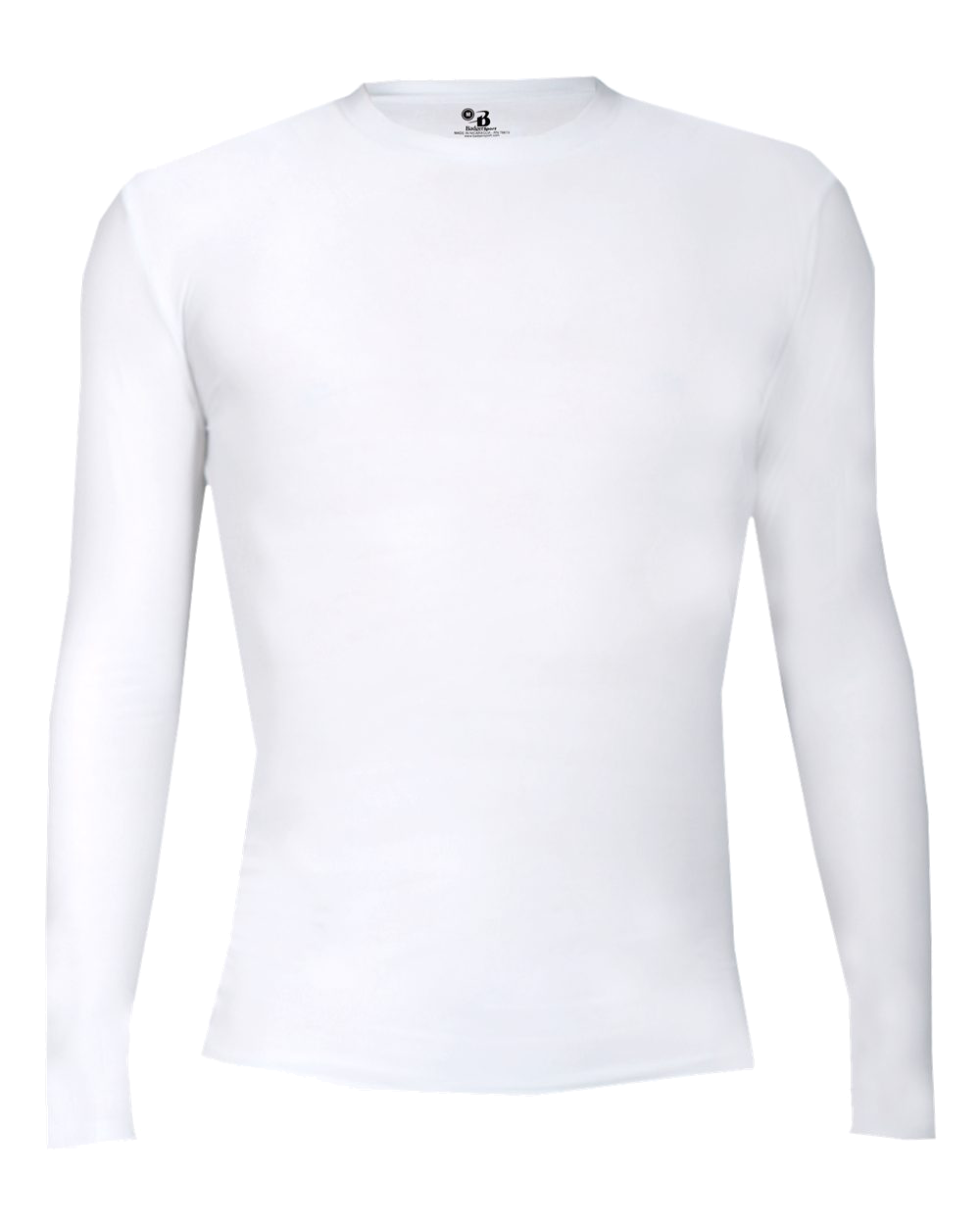 YOUTH PRO COMPRESSION LONG SLEEVE CREW front