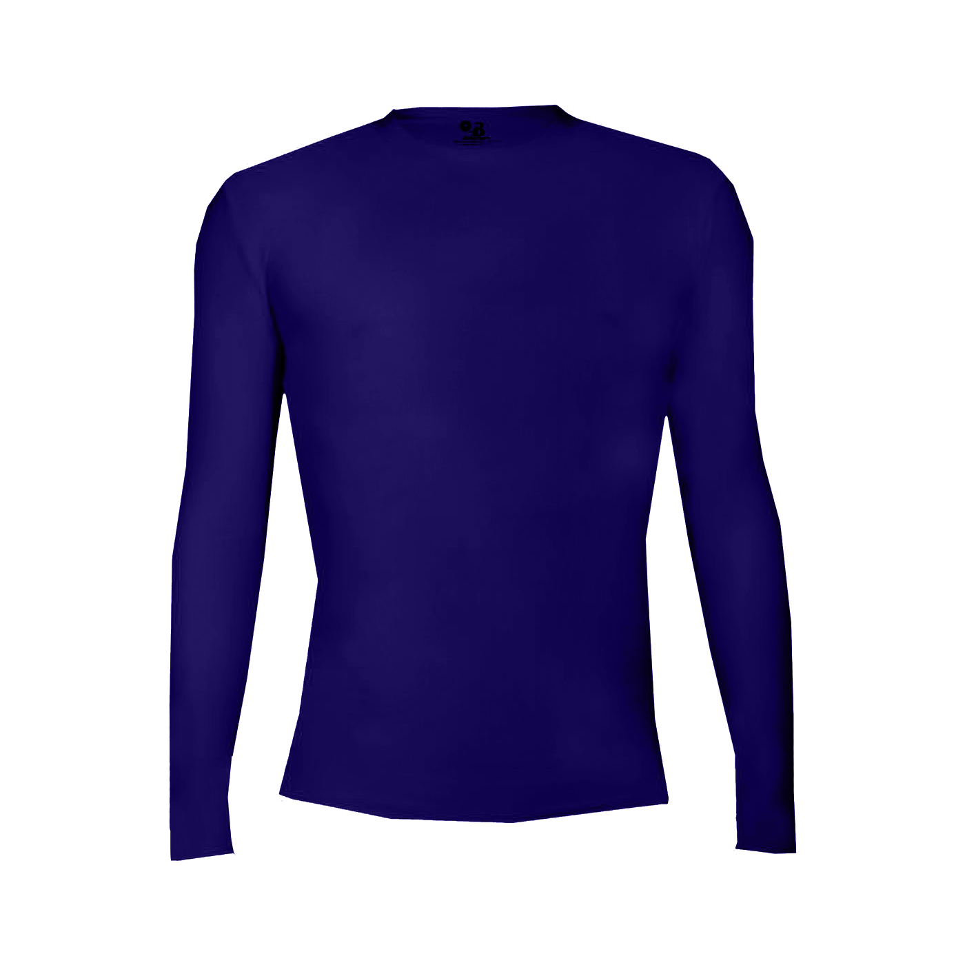 YOUTH PRO COMPRESSION LONG SLEEVE CREW front
