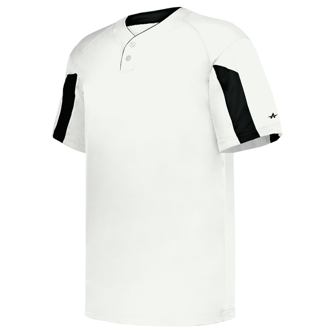 YOUTH STRIKER TWO-BUTTON BASEBALL JERSEY front