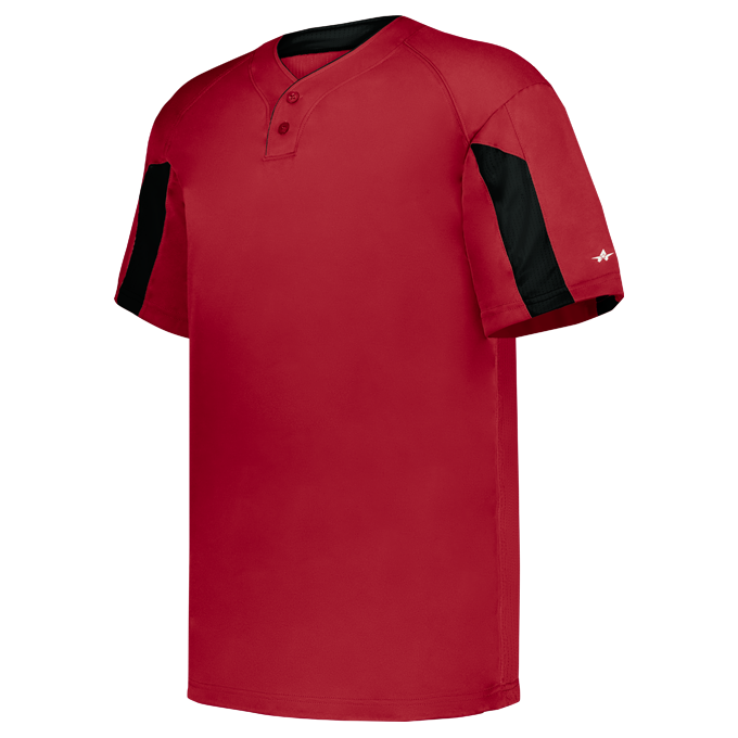 YOUTH STRIKER TWO-BUTTON BASEBALL JERSEY back